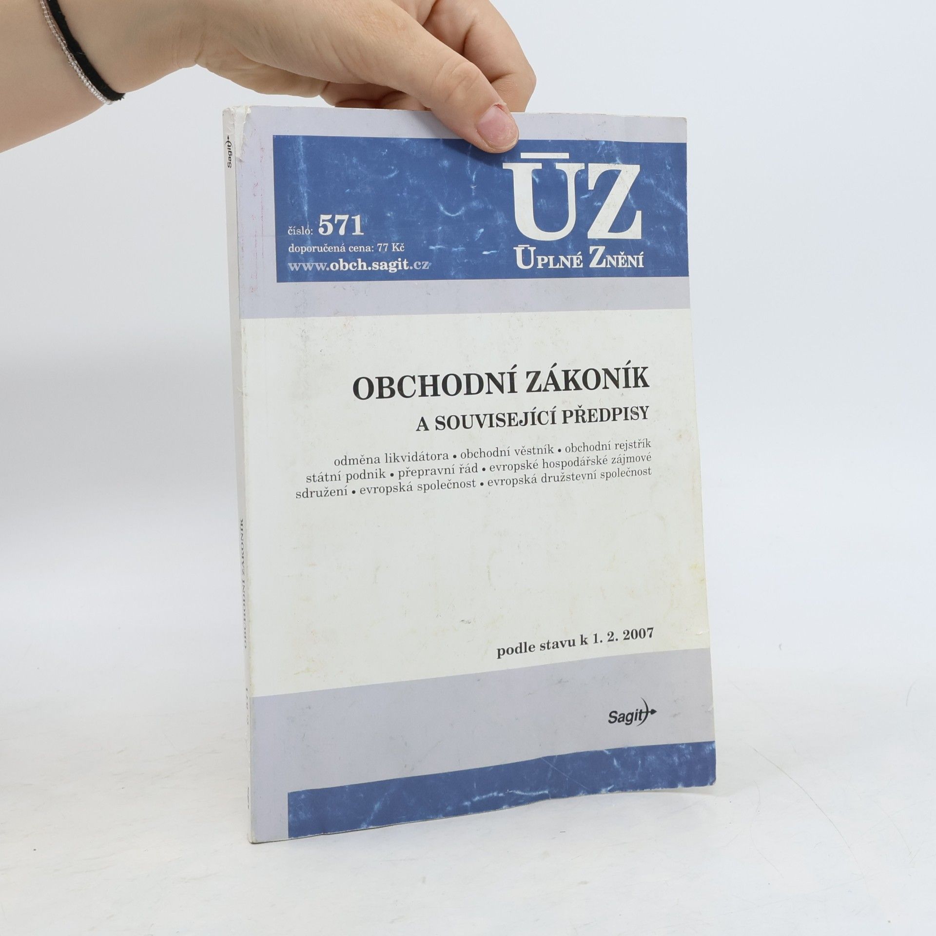 Collectif d'auteurs Obchodní zákoník a související předpisy
