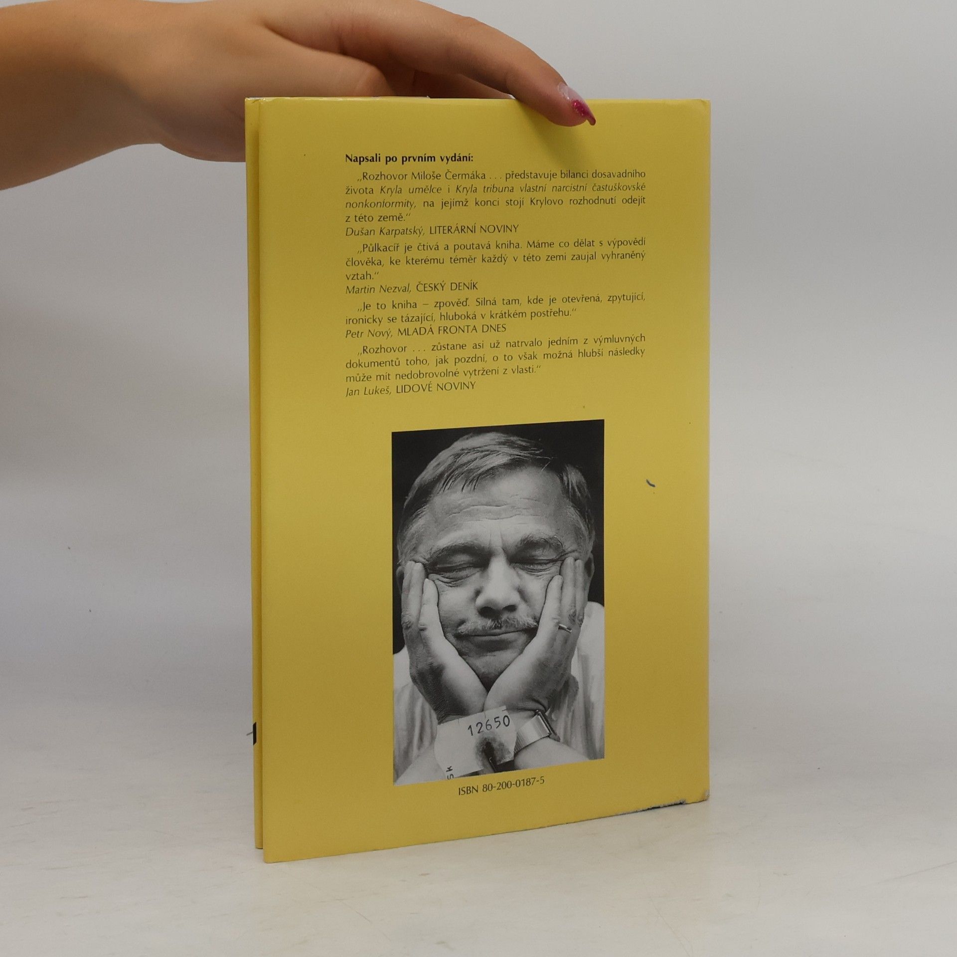 Miloš Čermák Půlkacíř. Rozhovor Miloše Čermáka s Karlem Krylem (2. vydání - doplněné)