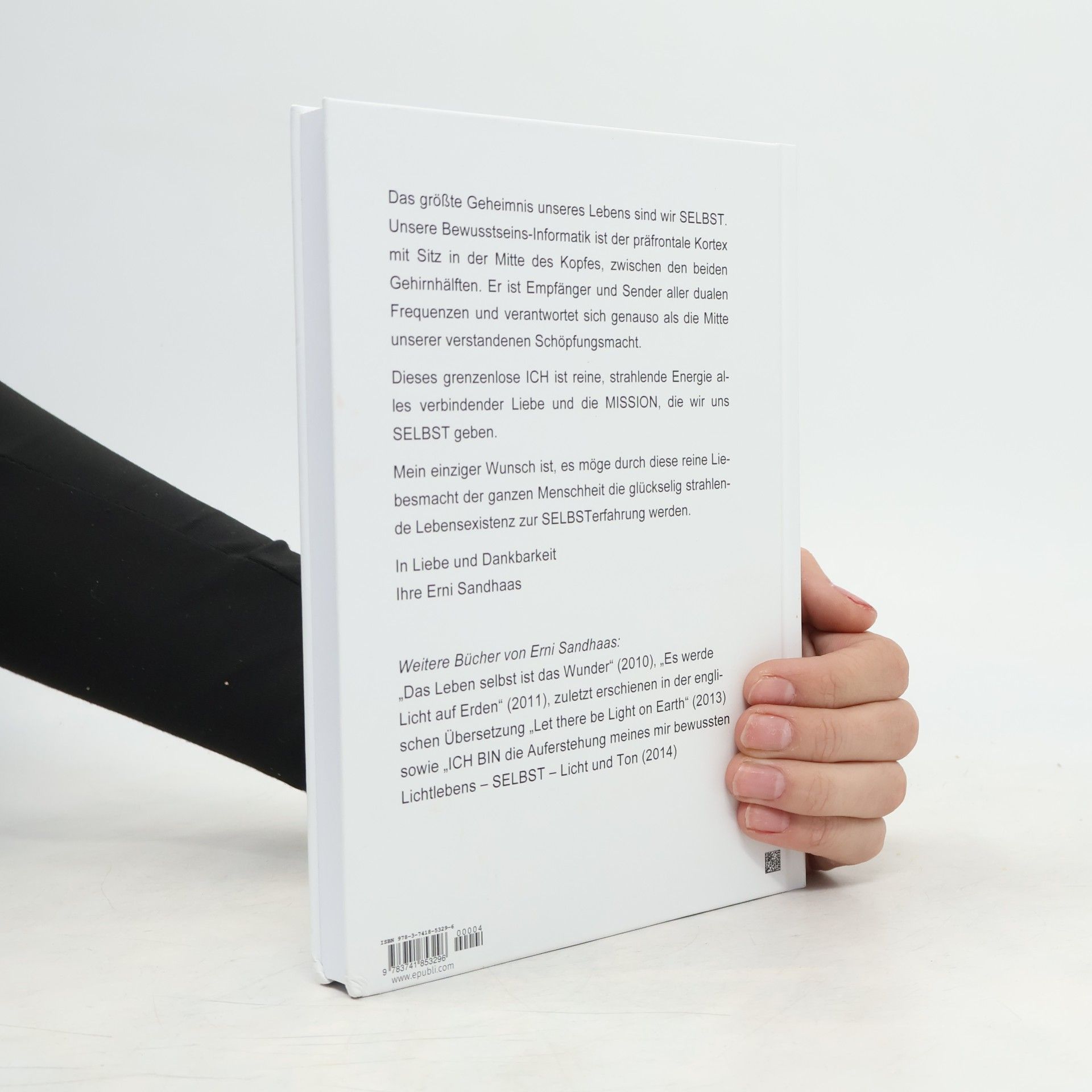 Erni Sandhaas Dieses Buch hat keinen Anfang und kein Ende wie das Leben SELBST