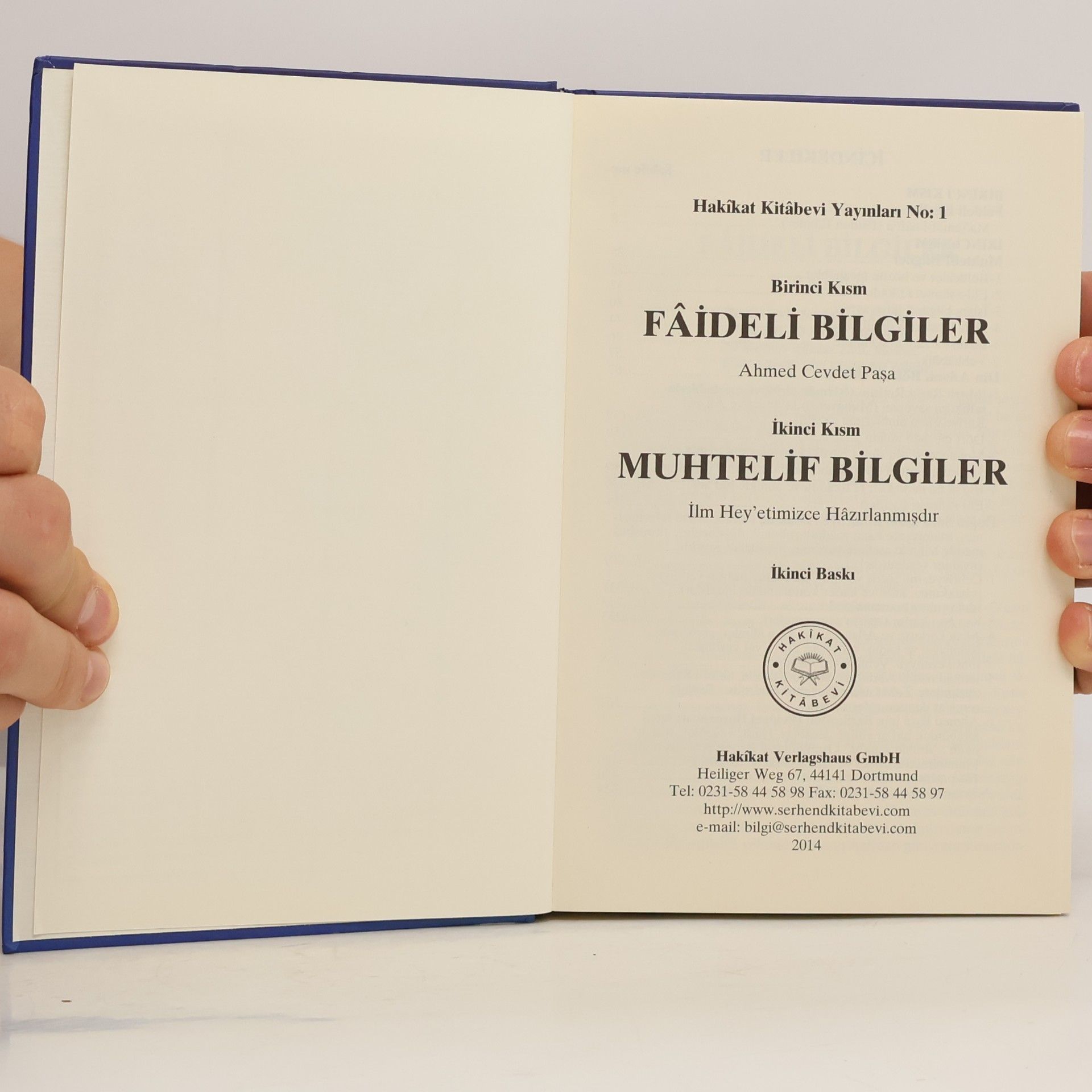 Ahmed Cevdet Paşa Fâideli Bilgiler