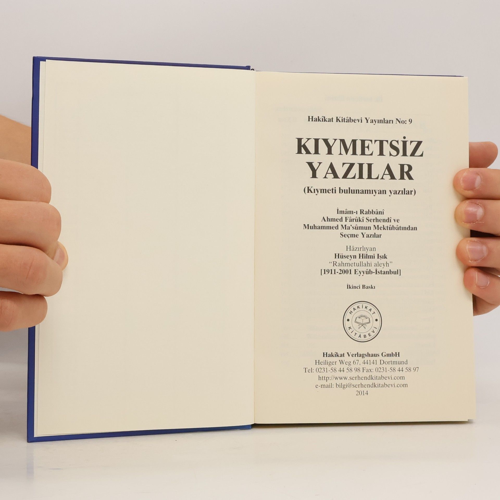 İmâm-I Rabbânî Kiymetsiz yazilar