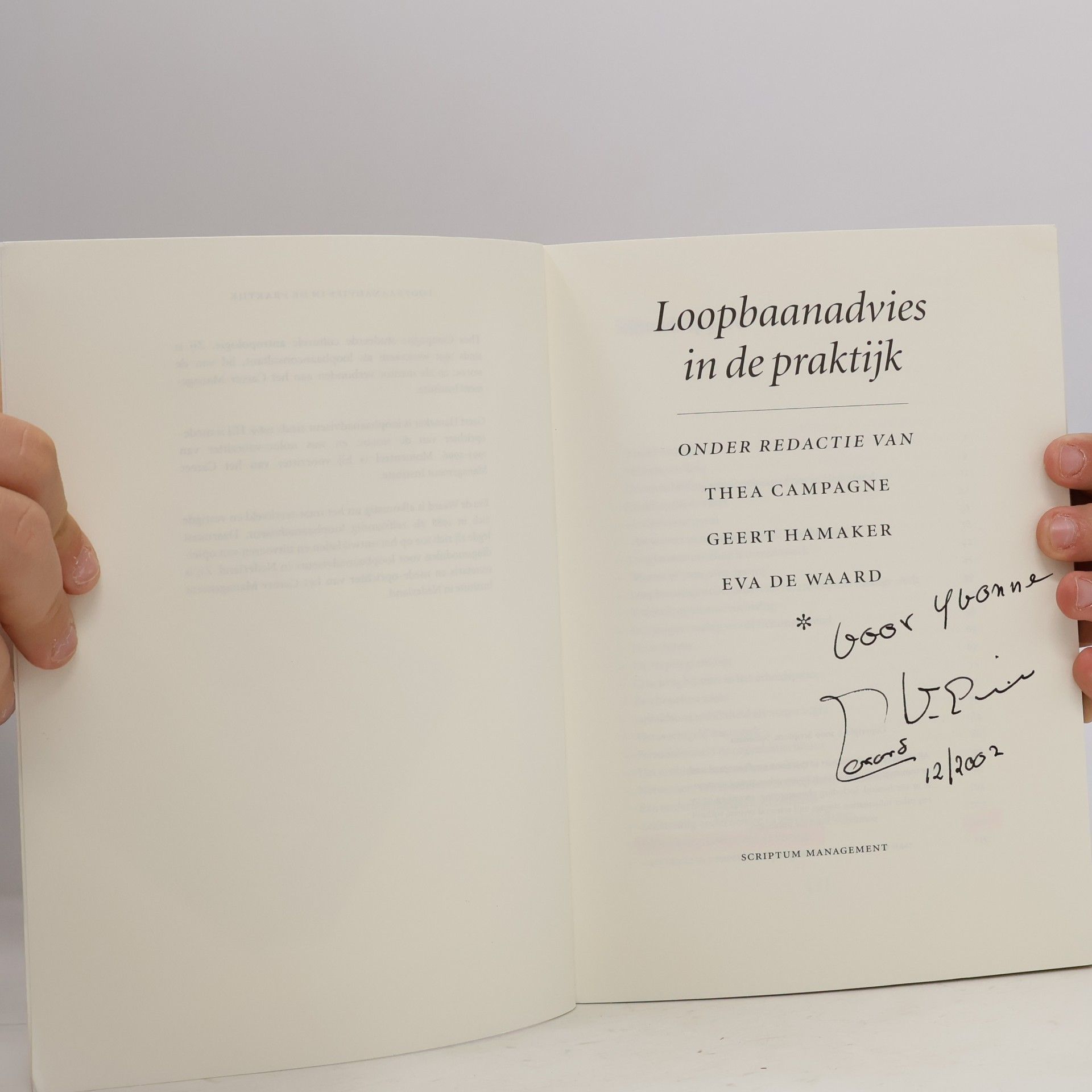 LOOPBAANADVIES IN DE PRAKTIJK