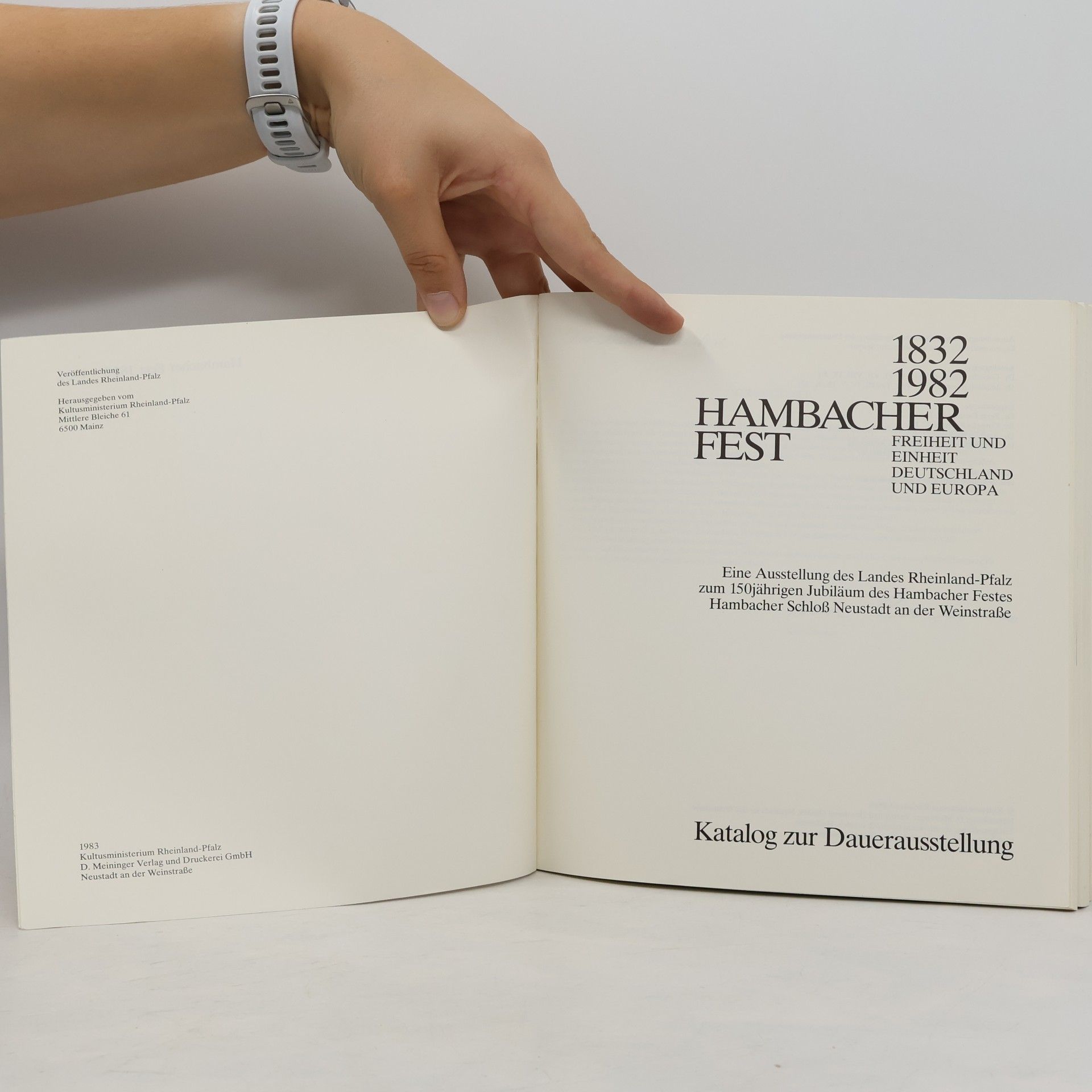 Collectif d'auteurs Hambacher Fest 1832 - 1982