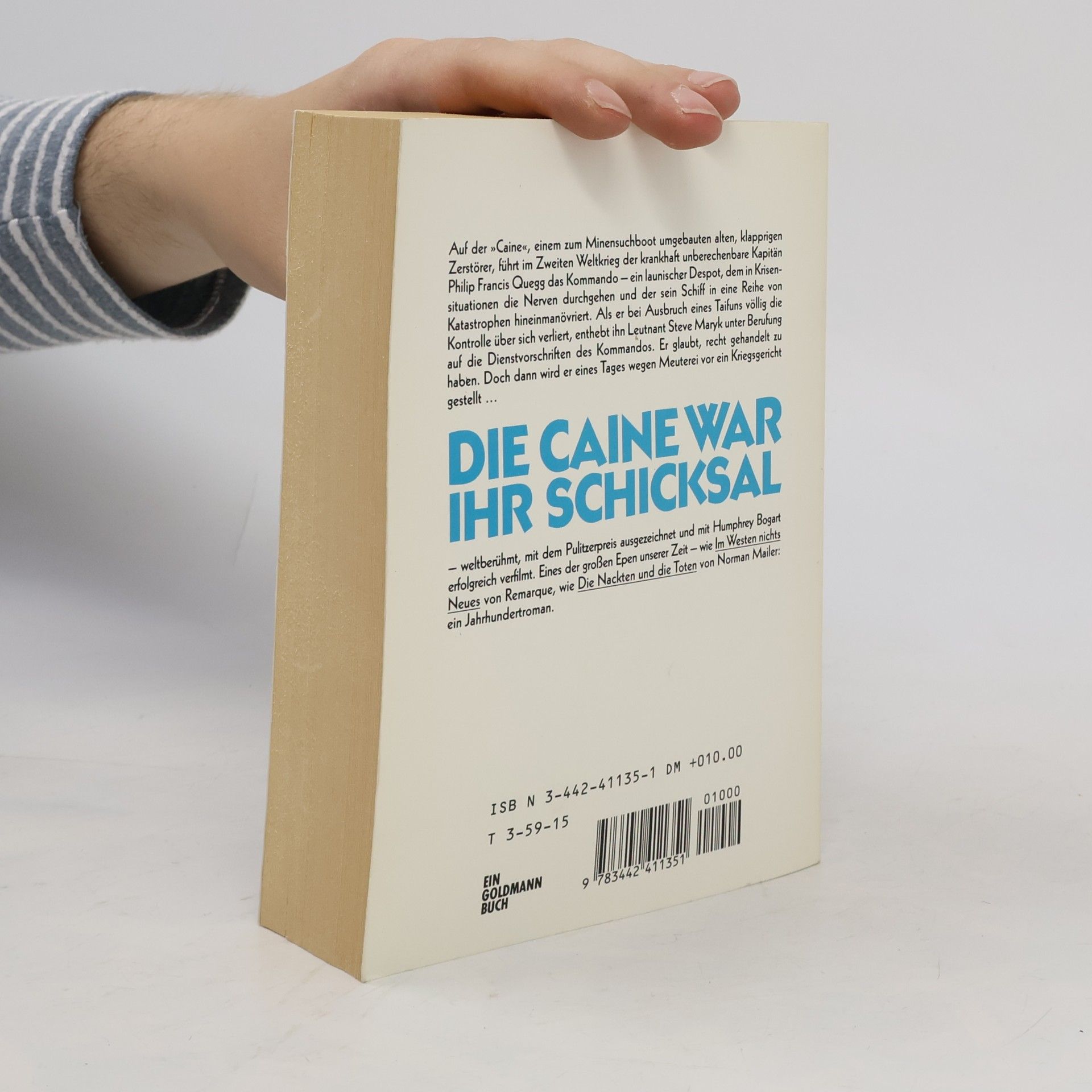 Herman Wouk Die Caine war ihr Schicksal