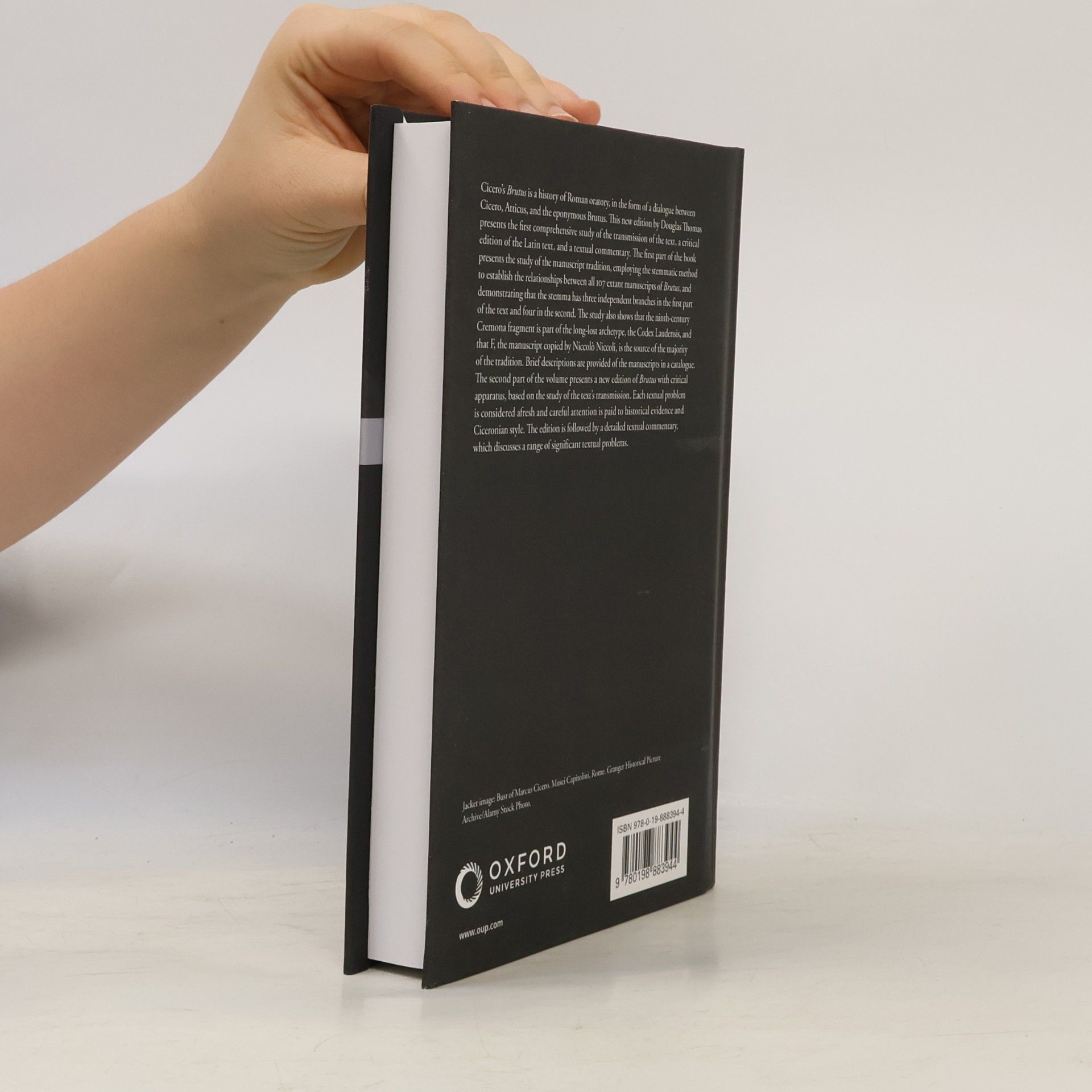 Douglas R. Thomas Oxford Classical Monographs: Cicero's Brutus