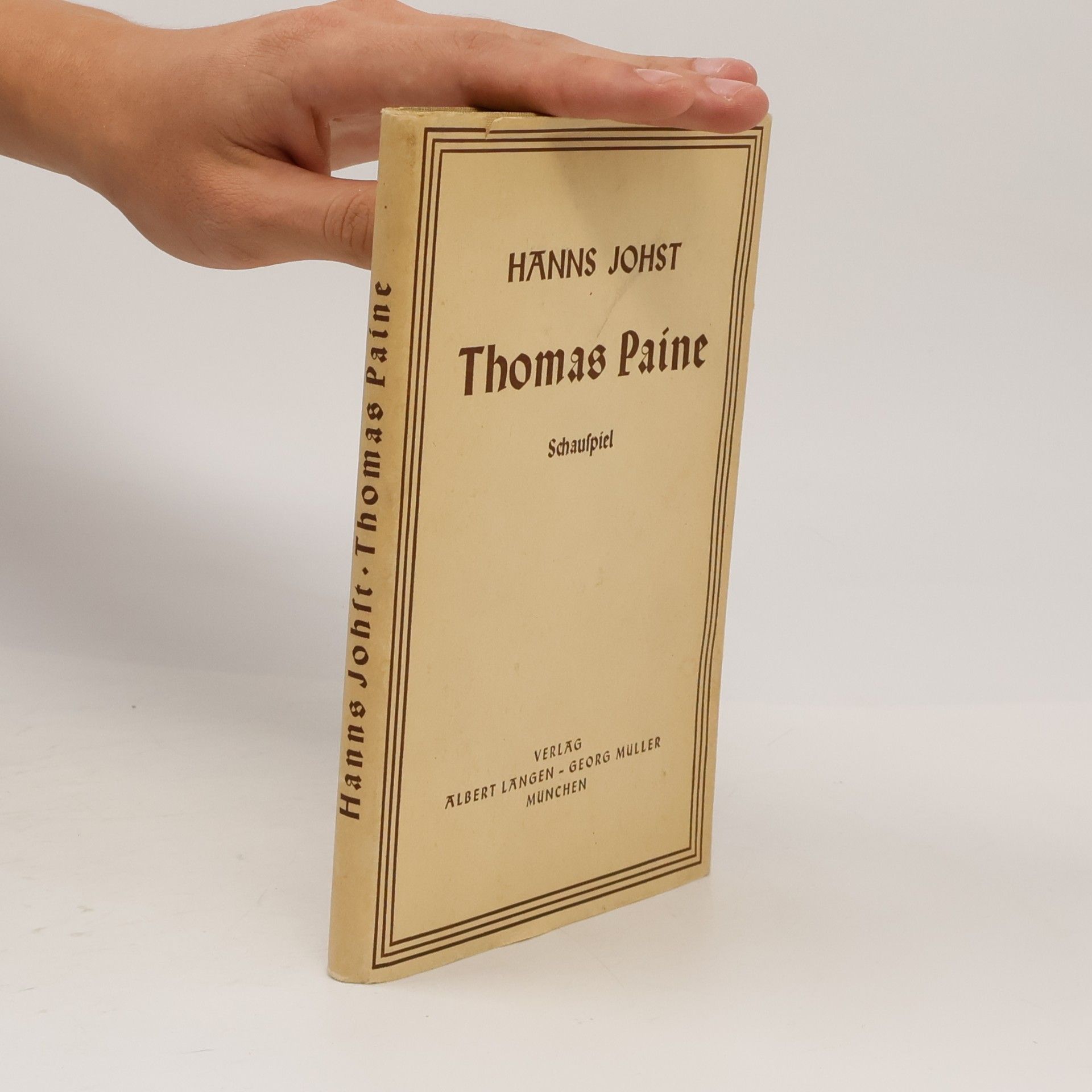 Hanns Johst Thomas Paine