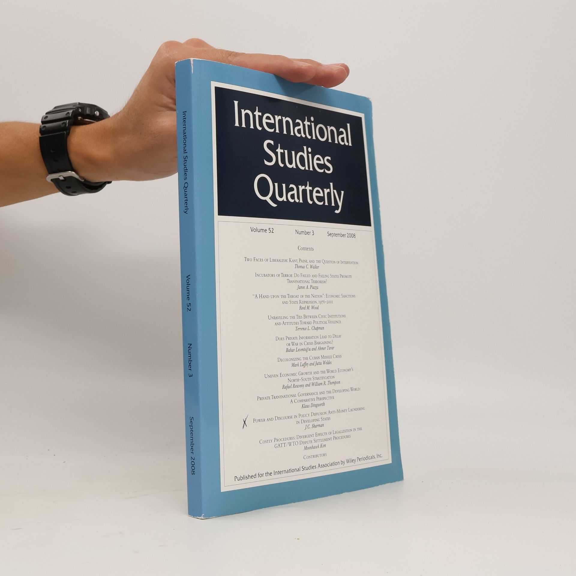 kolektiv International Studies Quarterly. Volume 52. Number 3