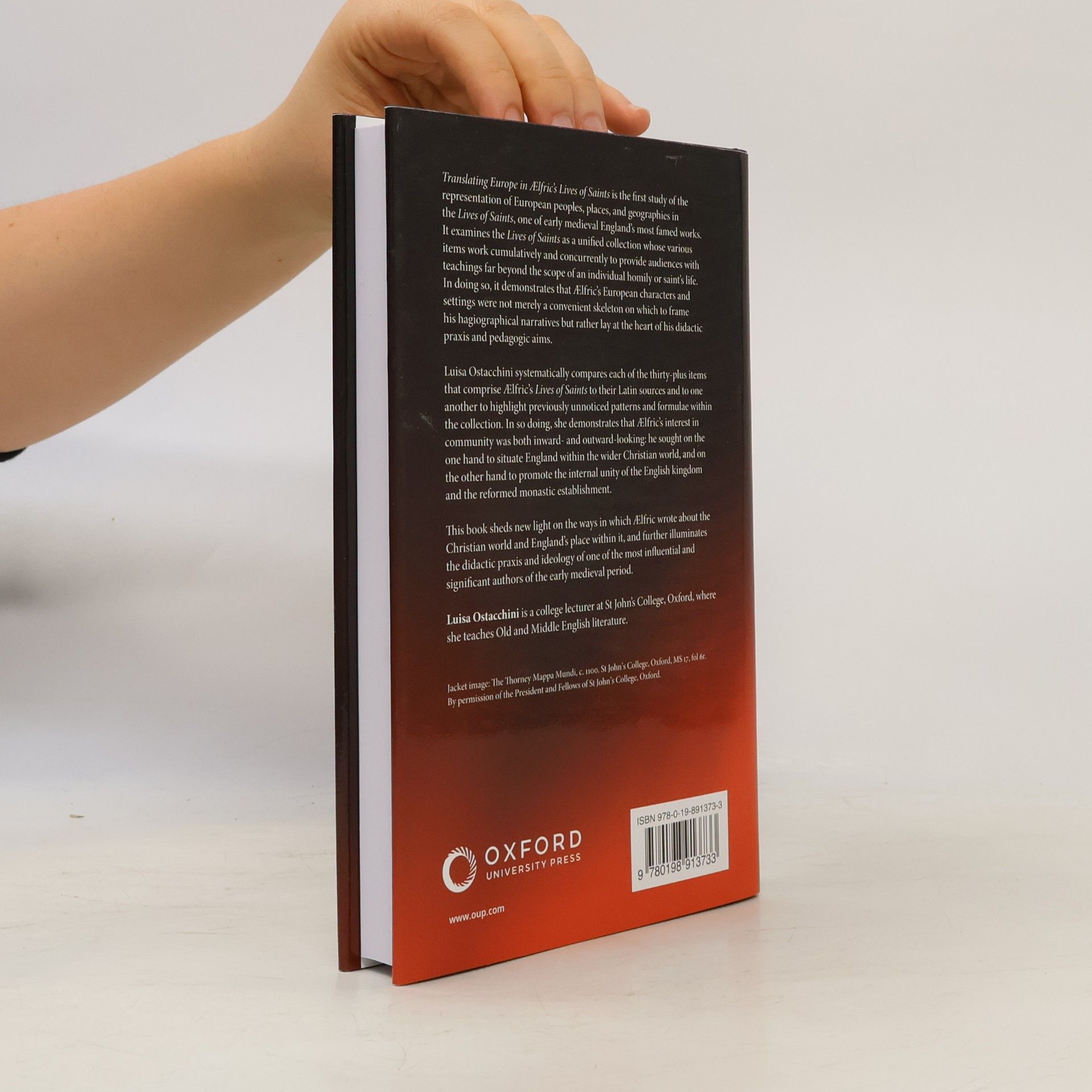 Luisa Ostacchini Oxford English Monographs: Translating Europe in Ælfric's Lives of Saints