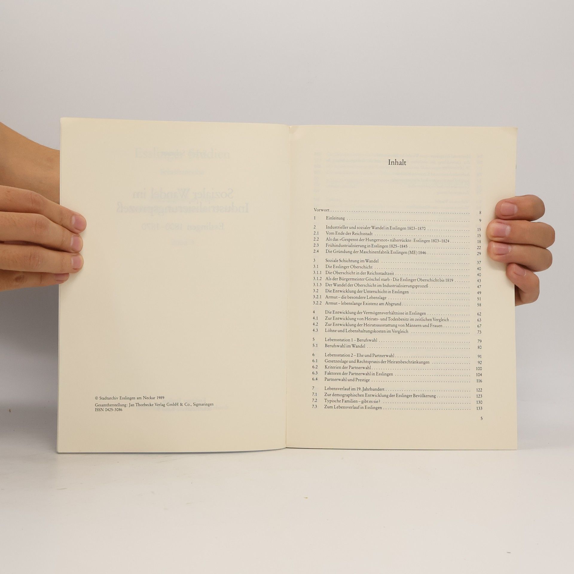 Sylvia Schraut Sozialer Wandel im Industrialisierungsprozeß. Esslingen 1800-1870