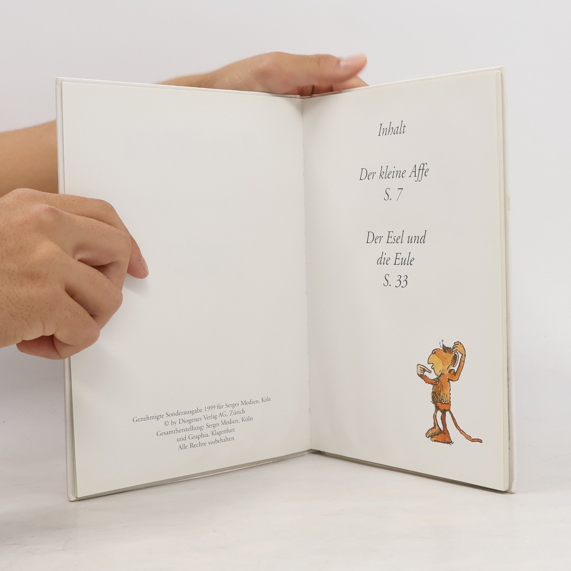 Janosch Der kleine Affe. Der Esel und die Eule