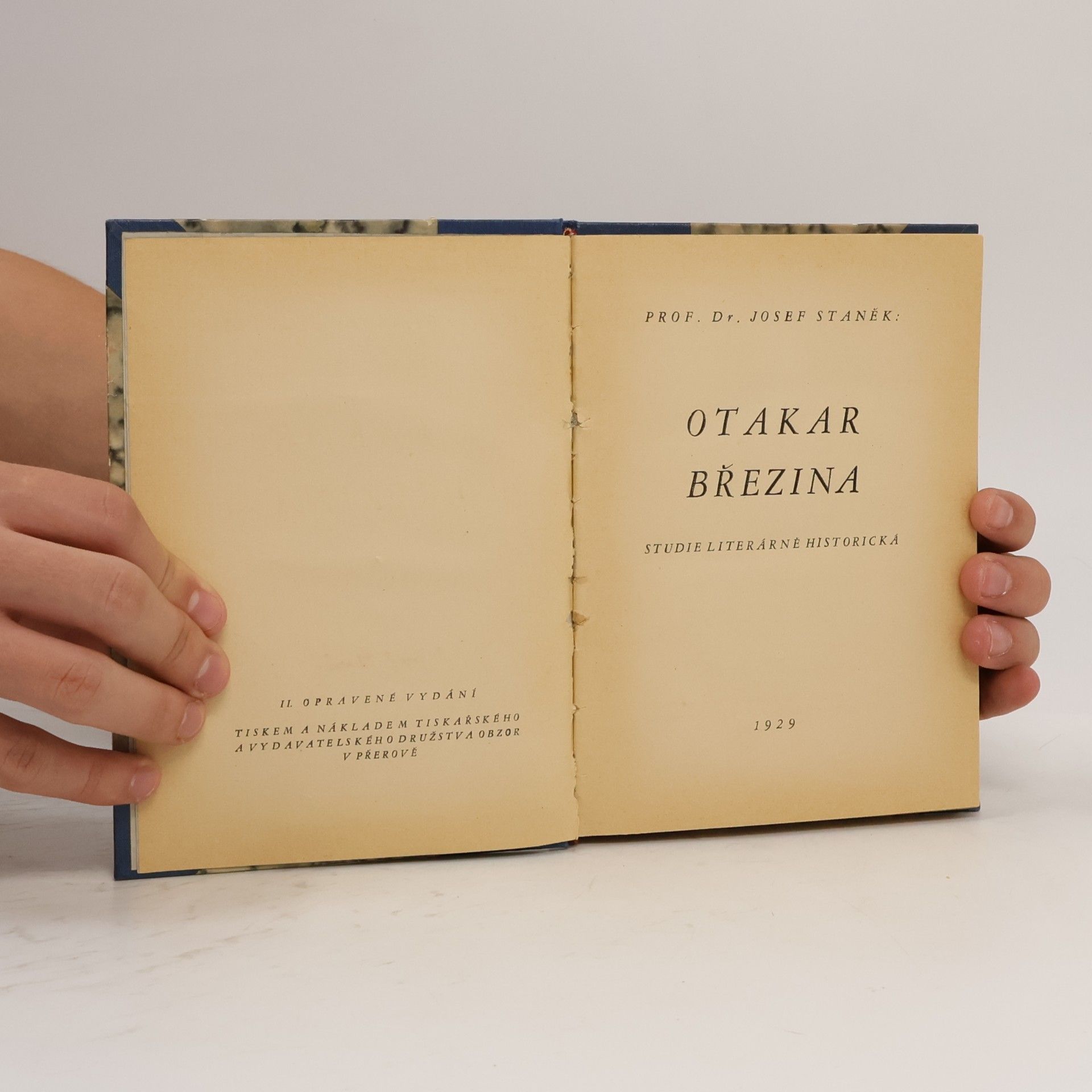 Josef Staněk Otakar Březina studie literárně historická