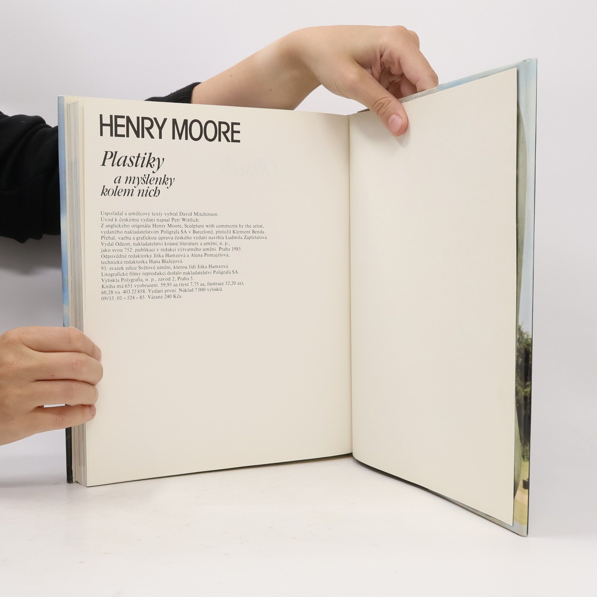 Henry Moore Henry Moore. Plastiky a myšlenky kolem nich