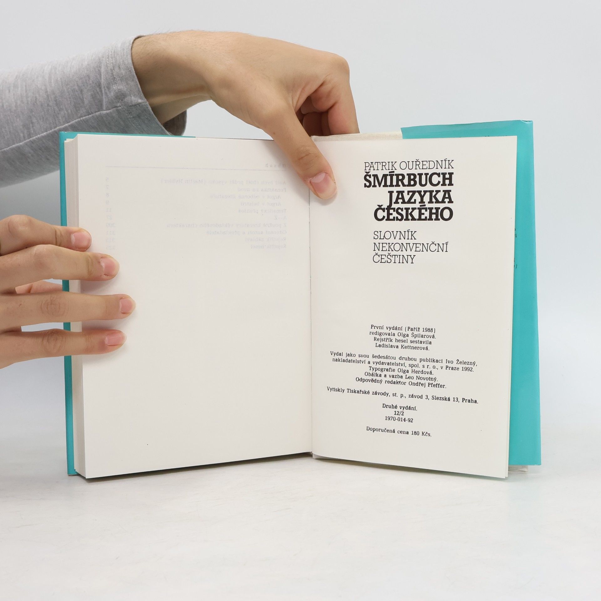 Patrik Ouředník Šmírbuch jazyka českého