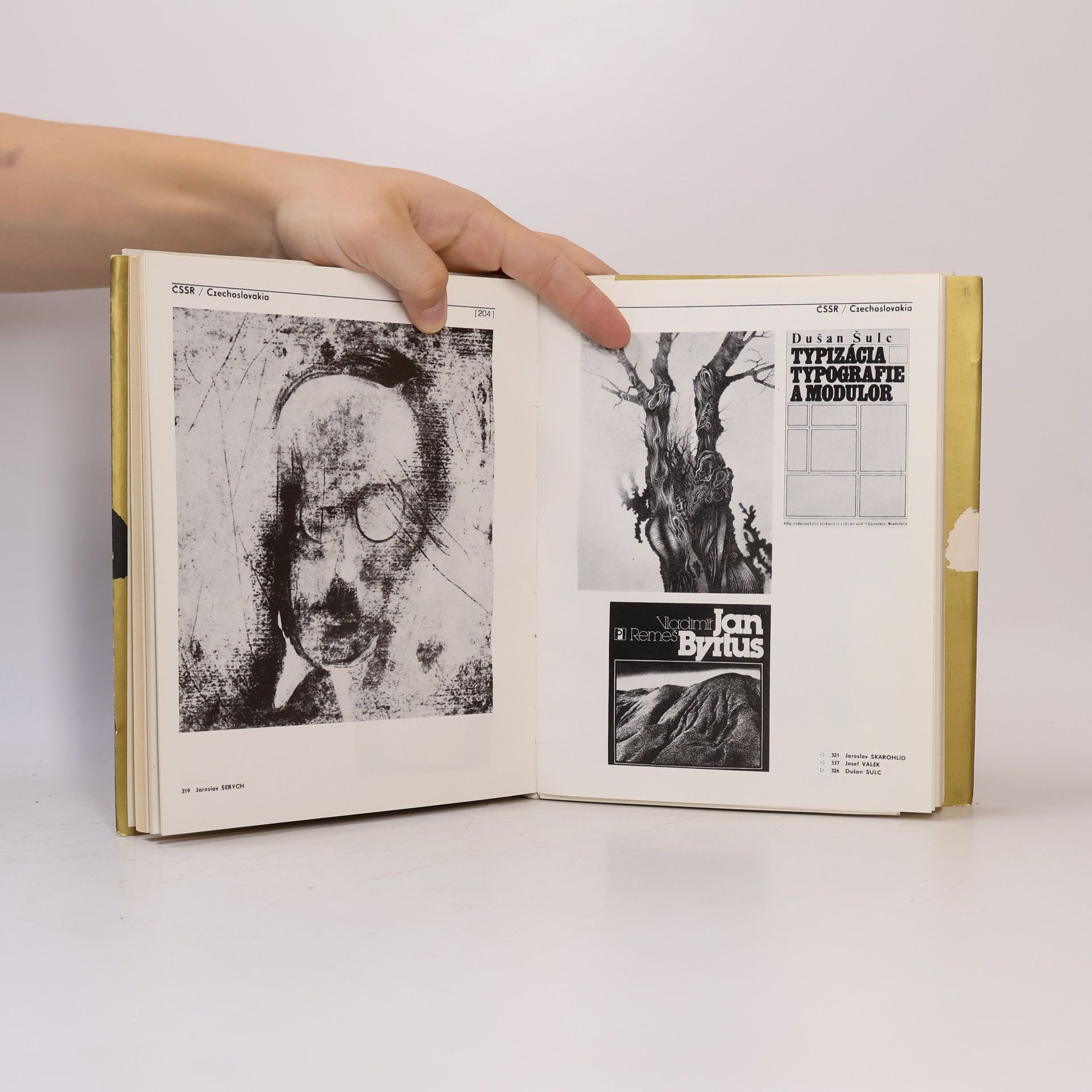 Jiří Hlušička XI. Bienále užité grafiky Brno 1984