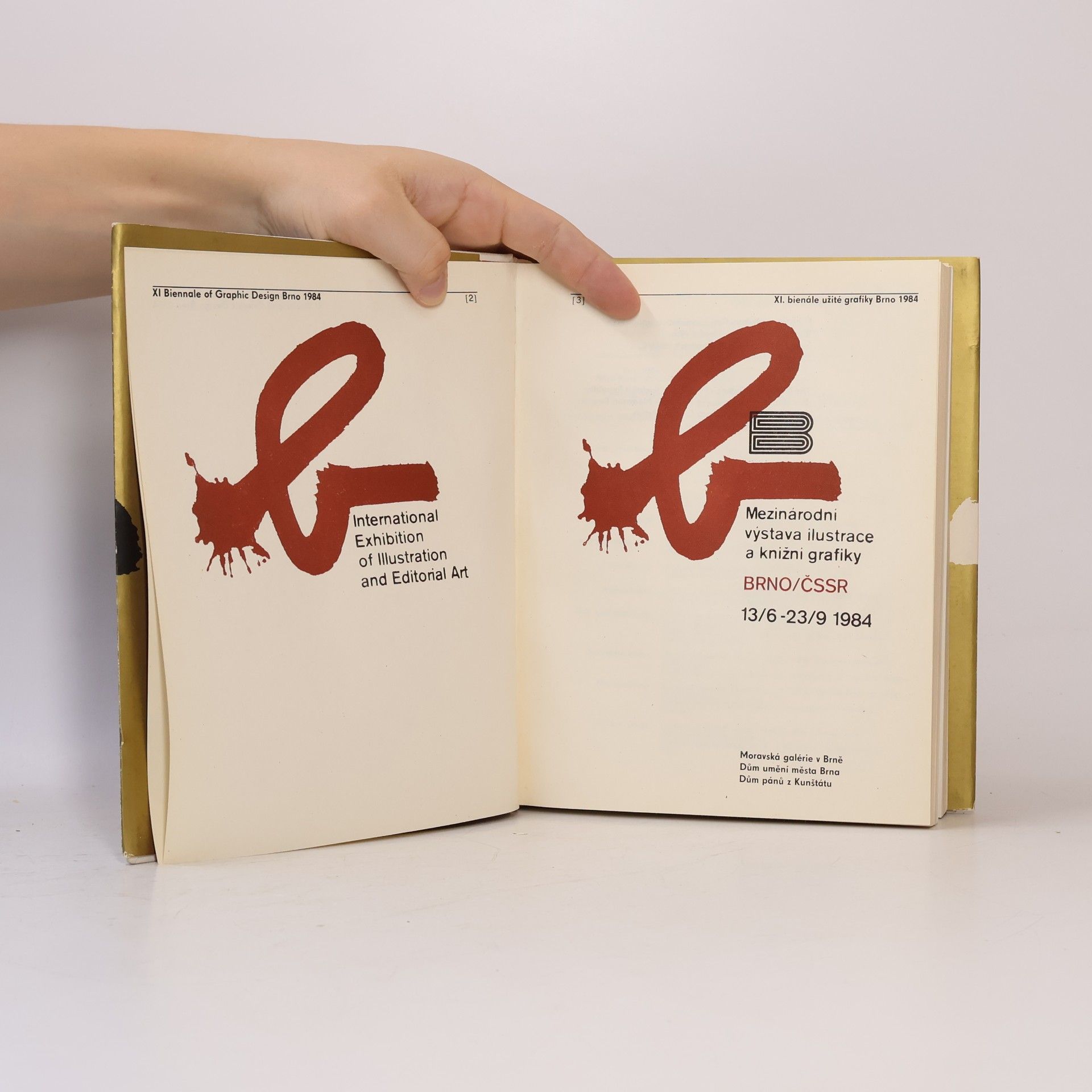 Jiří Hlušička XI. Bienále užité grafiky Brno 1984