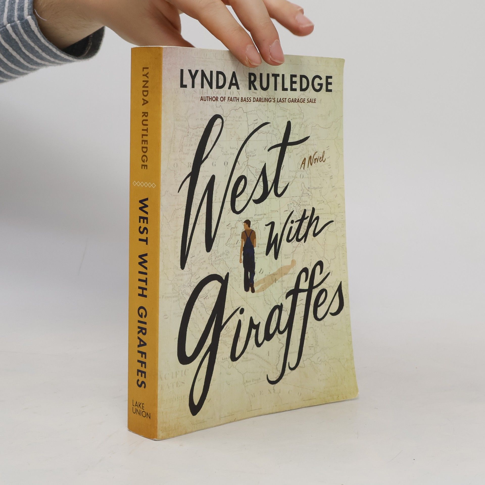 Linda Reutledge West with Giraffes