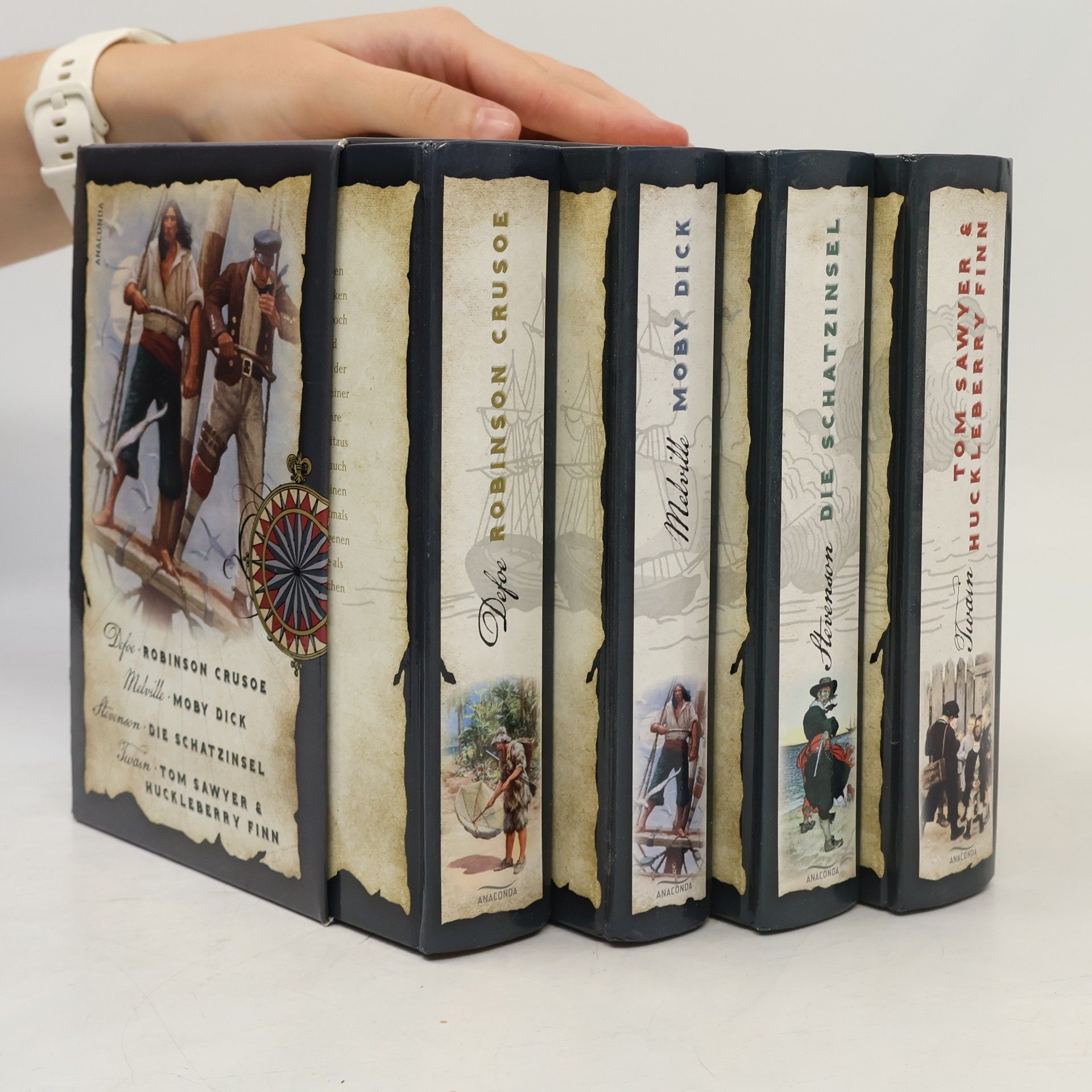 Lore Kr6Ger Robinson Crusoe. Moby Dick. Die Schatzinsel. Tom Sawyer & Huckleberry Finn