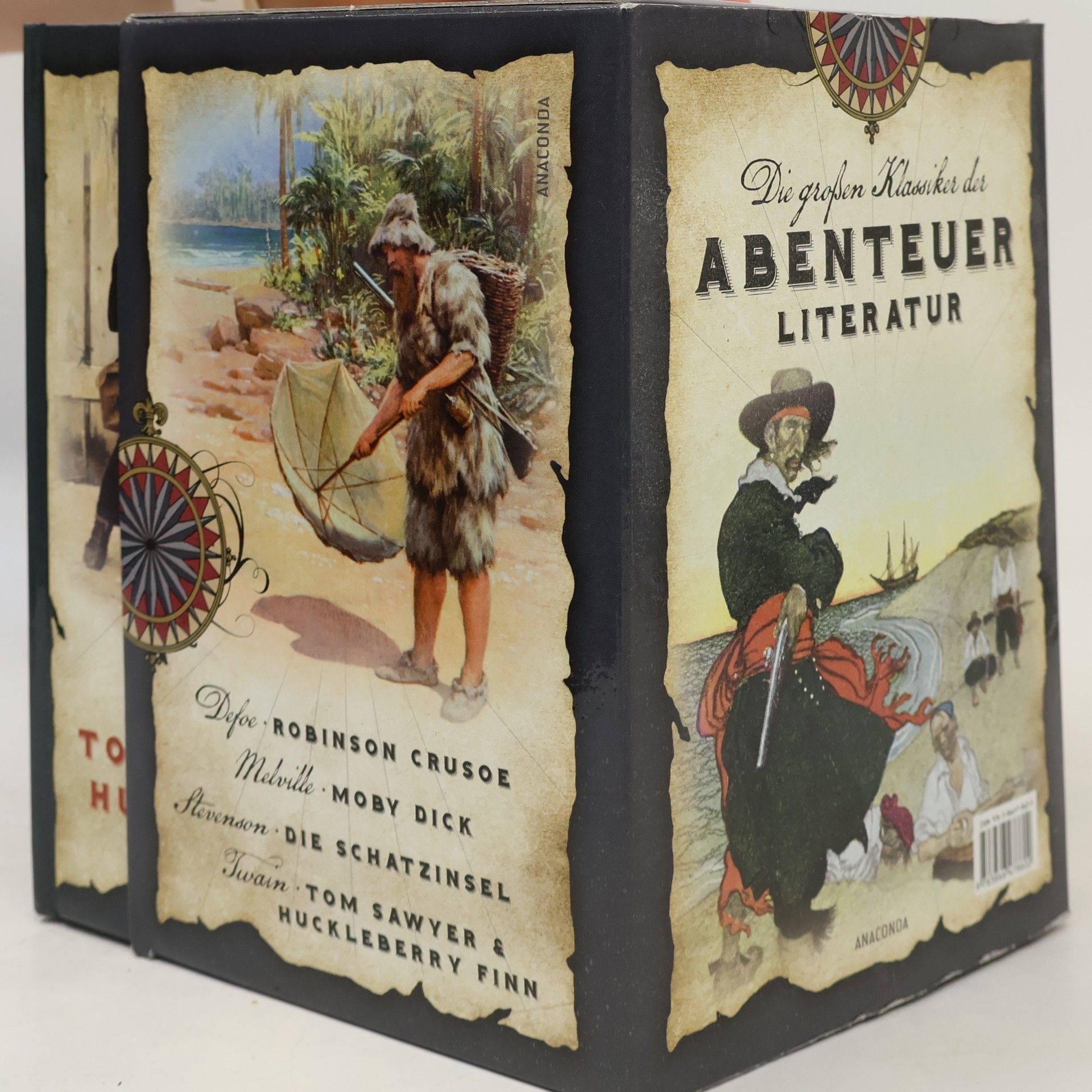 Daniel Defoe Robinson Crusoe. Moby Dick. Die Schatzinsel. Tom Sawyer & Huckleberry Finn