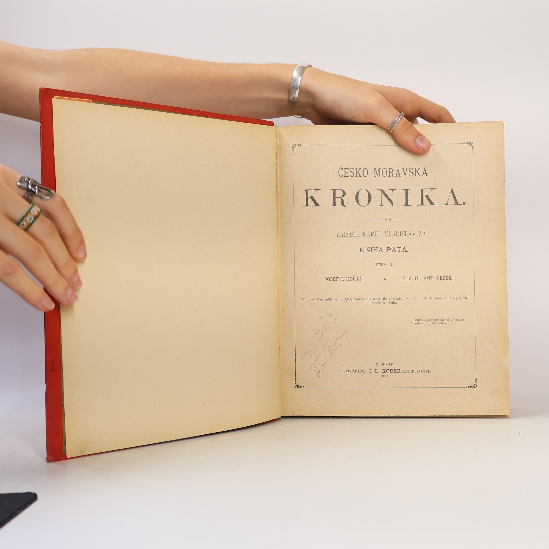 Zap Karel Vladislav Česko-moravská Kronika V.