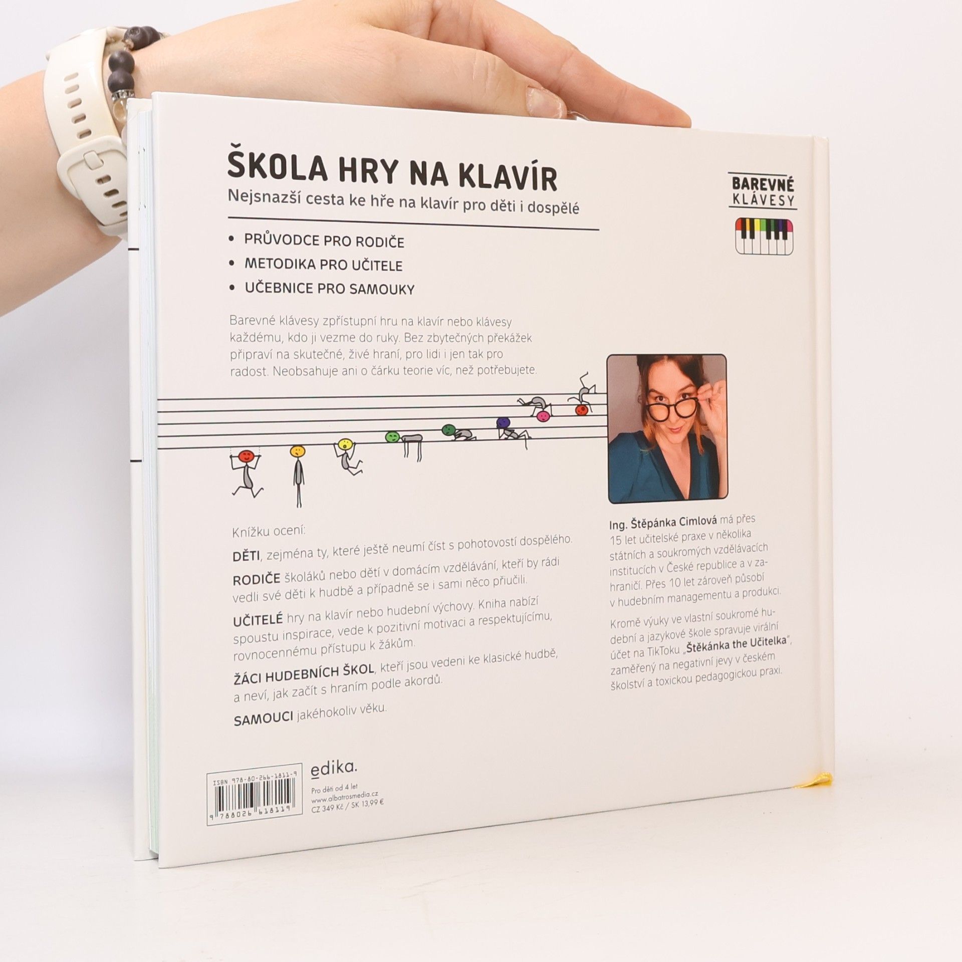 Štěpánka Cimlová Škola hry na klavír : nejsnazší cesta ke hře na klavír pro děti i dospělé