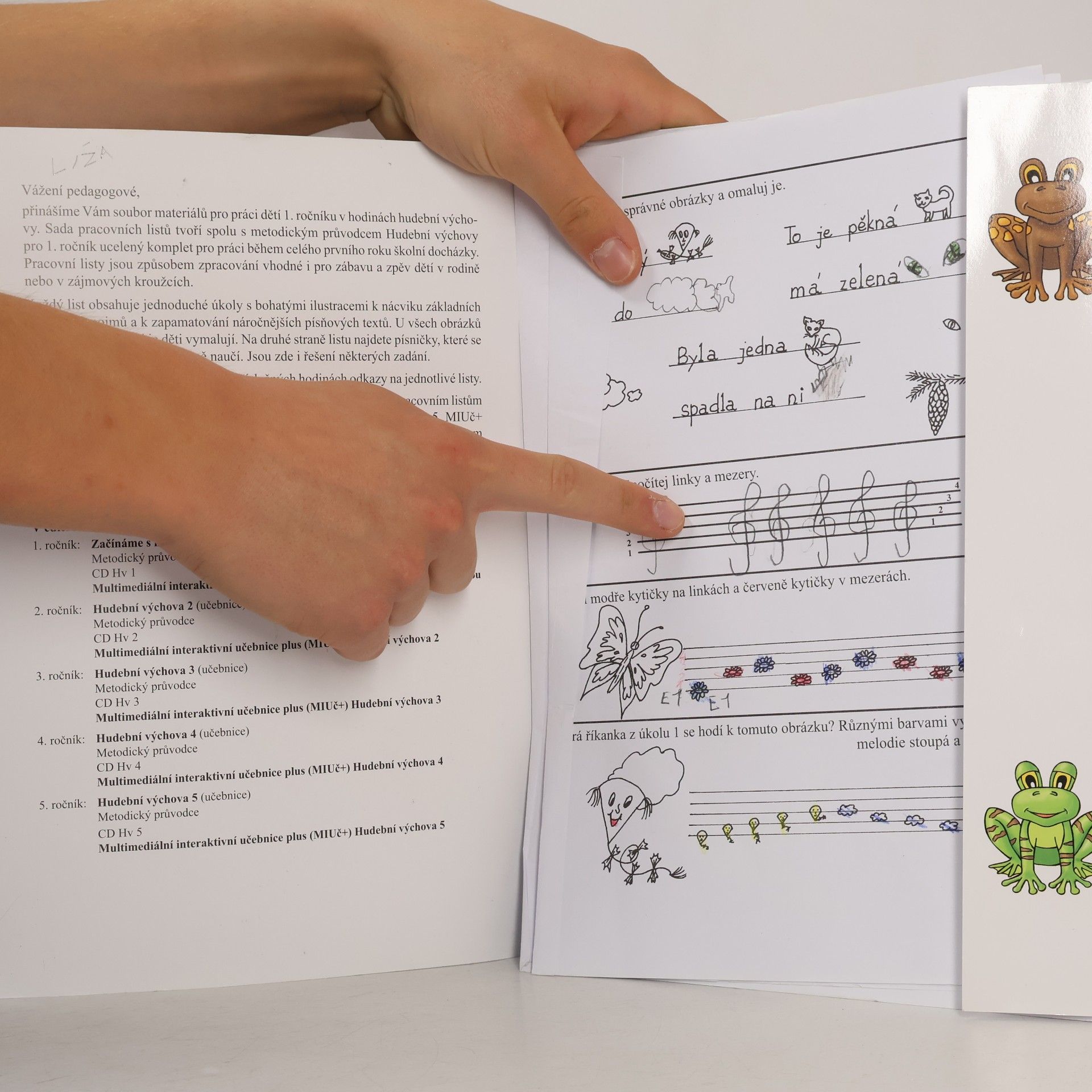 Various authors Začínáme s hudební výchovou (pracovní listy) - pro 1. ročník ZŠ