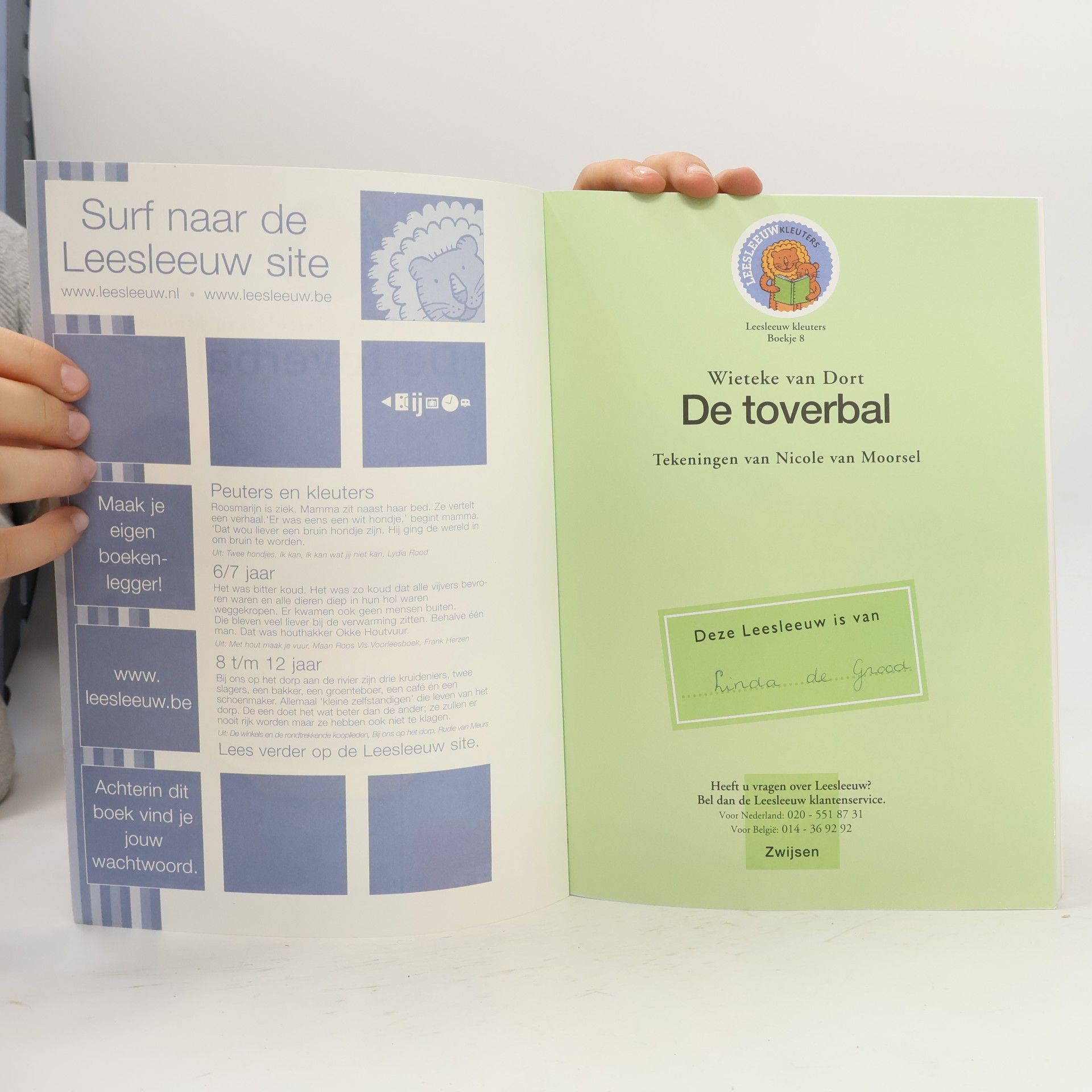Wieteke van Dort Leesleeuw Kleuters: De toverbal