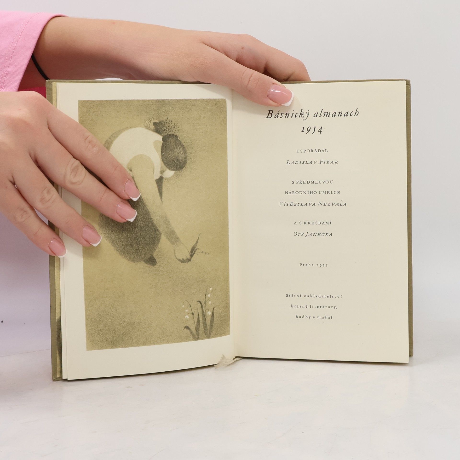 Vítězslav Nezval Básnický almanach 1954