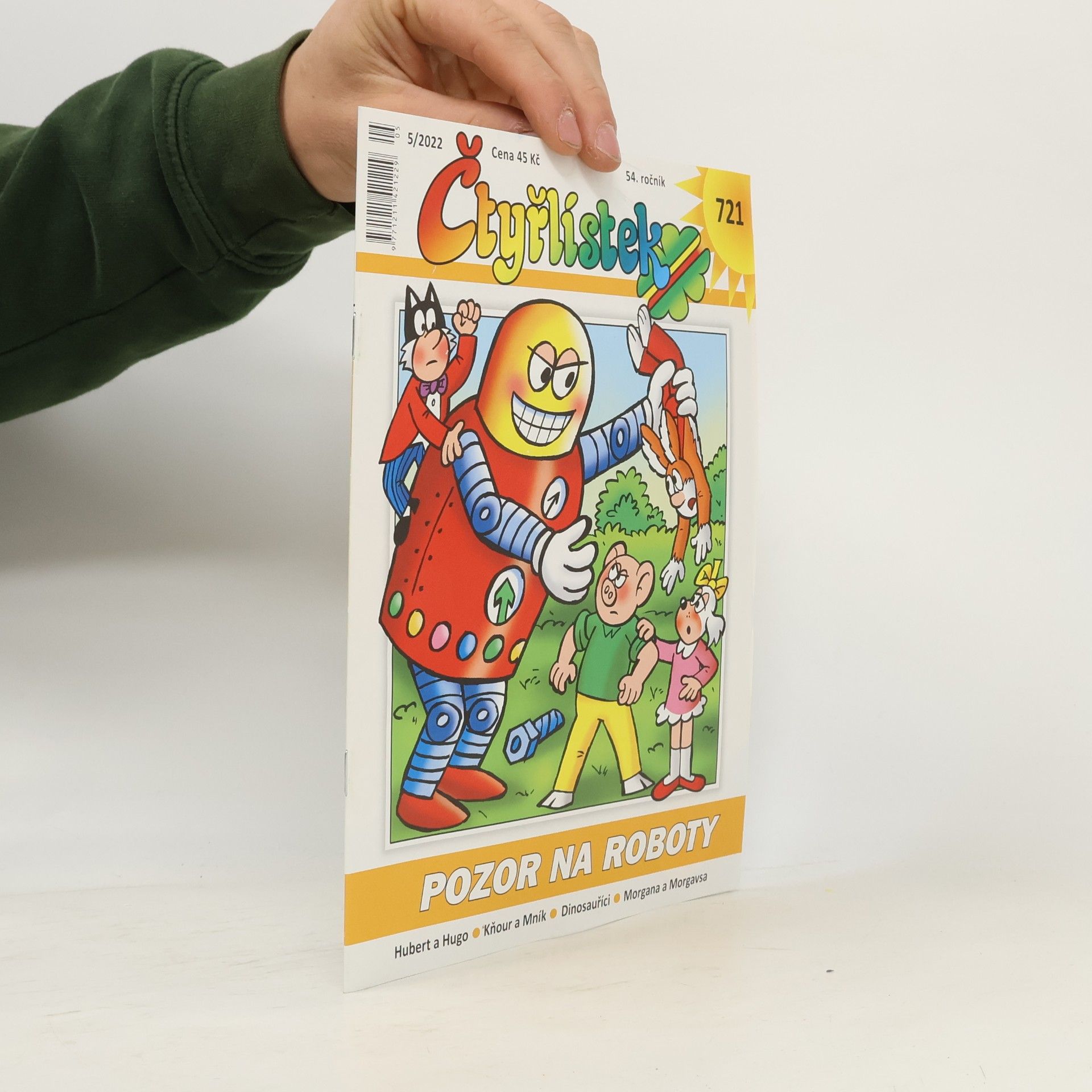 Kolektiv autorů Čtyřlístek 5/2022 721. Pozor na roboty