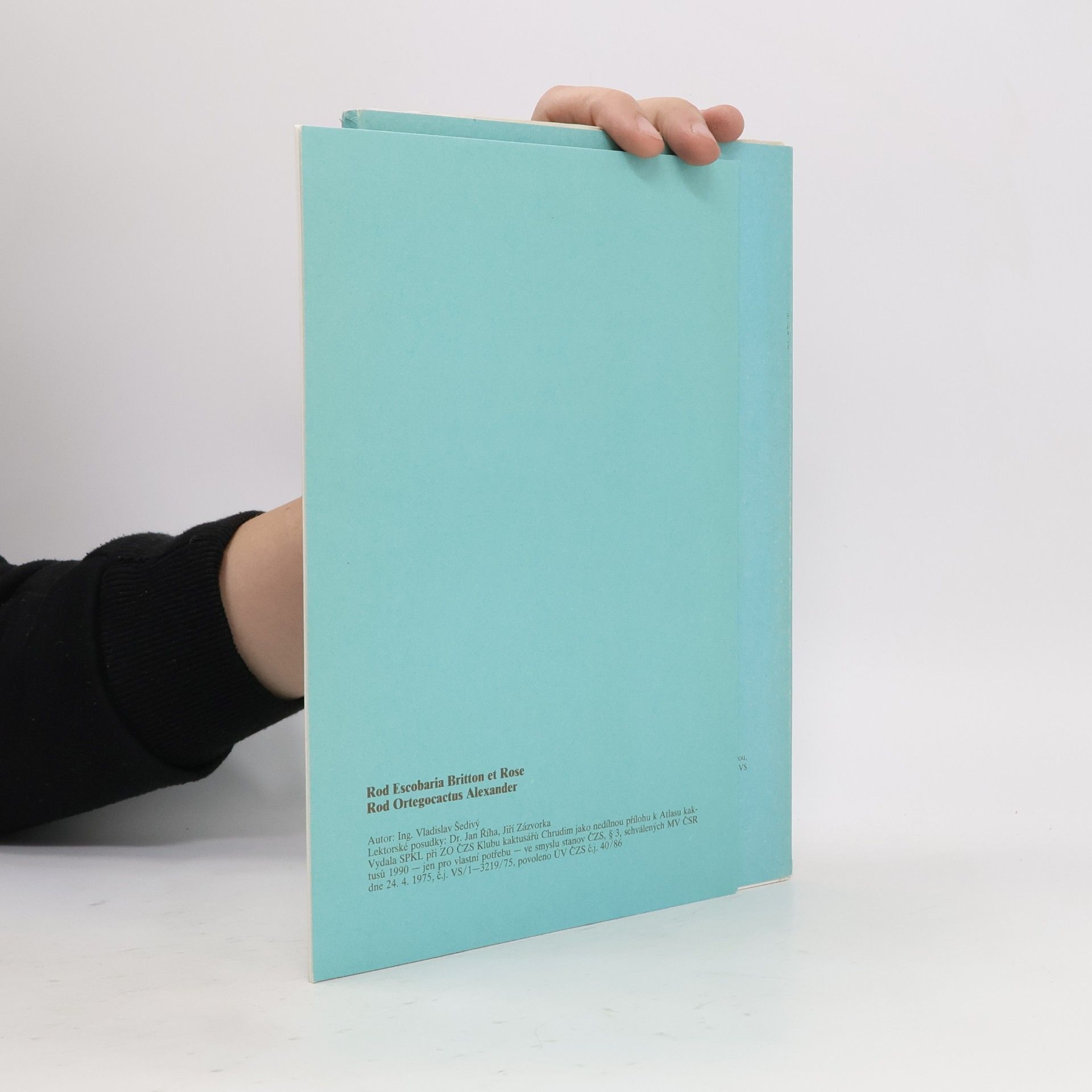Collectif d'auteurs Atlas kaktusů 1990 V.