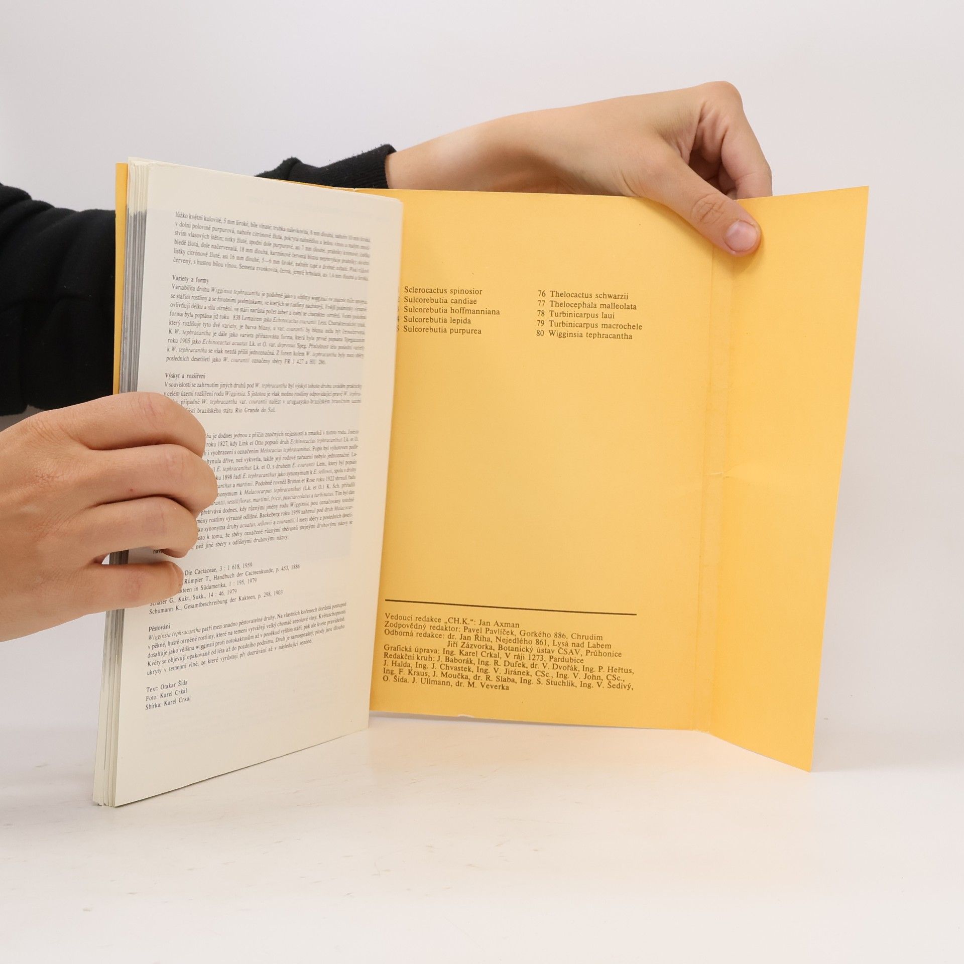 Otakar Šída Atlas kaktusů 1998 III.