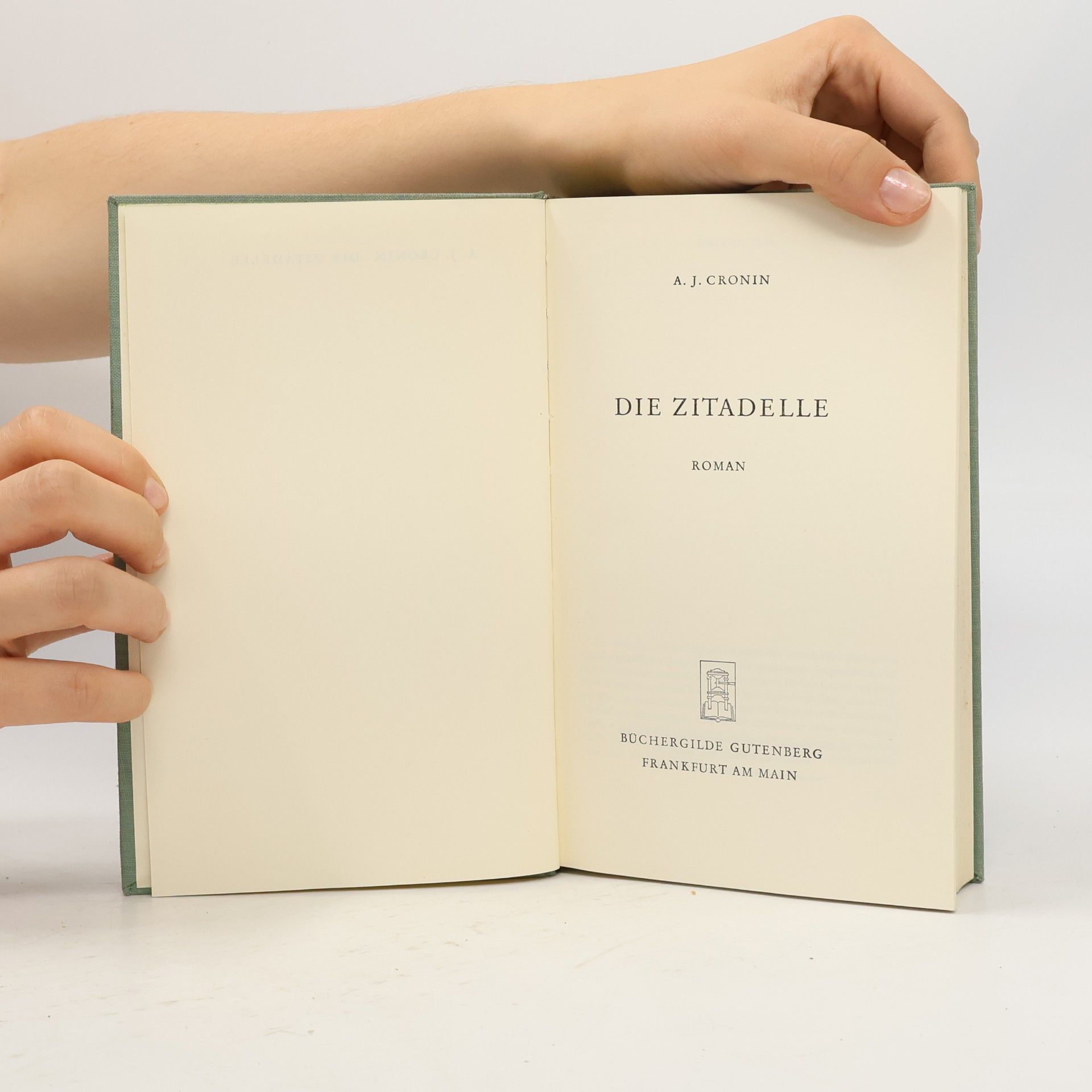 A. J. Cronin Die Zitadelle