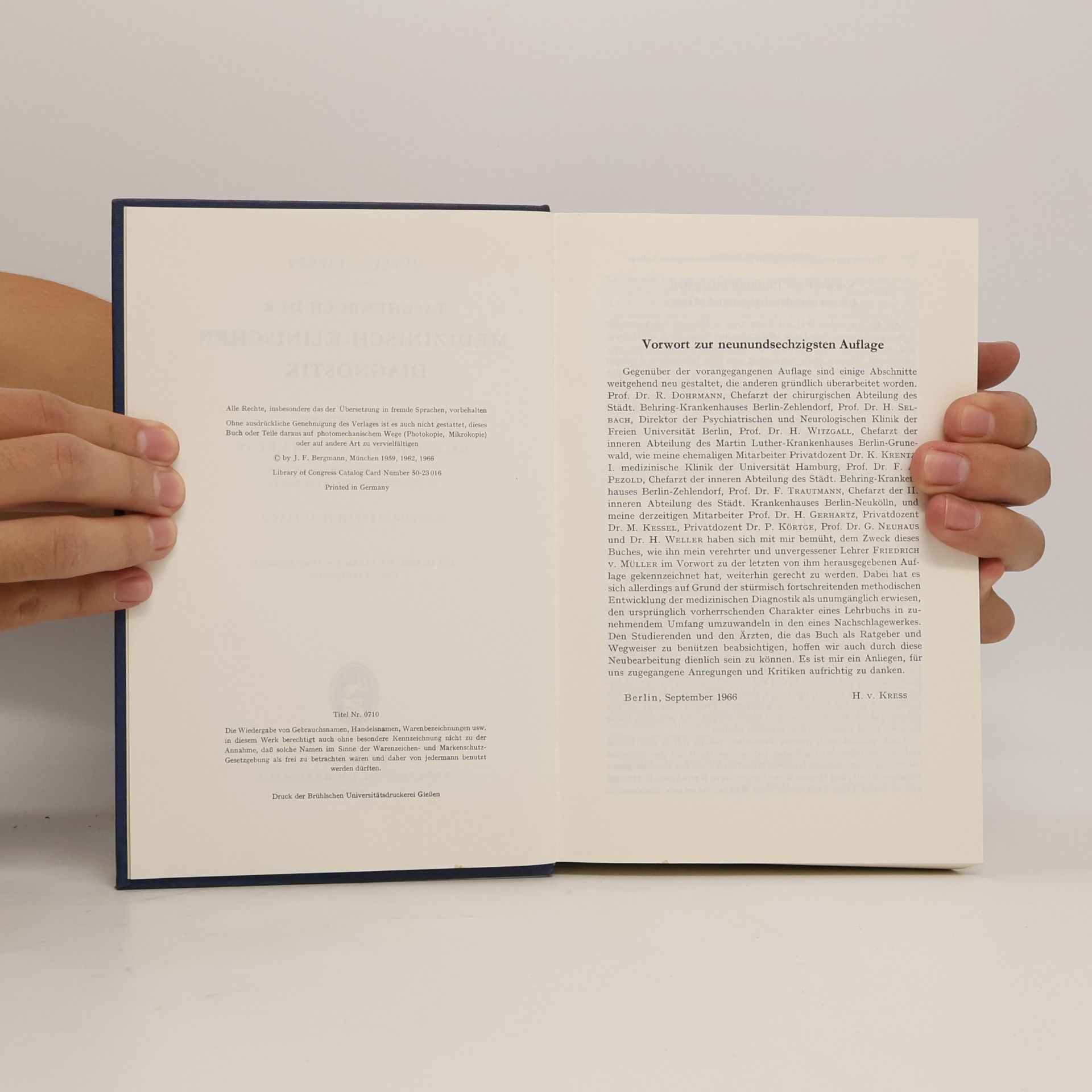 Otto Seifert Taschenbuch der Medizinisch-klinischen Diagnostik