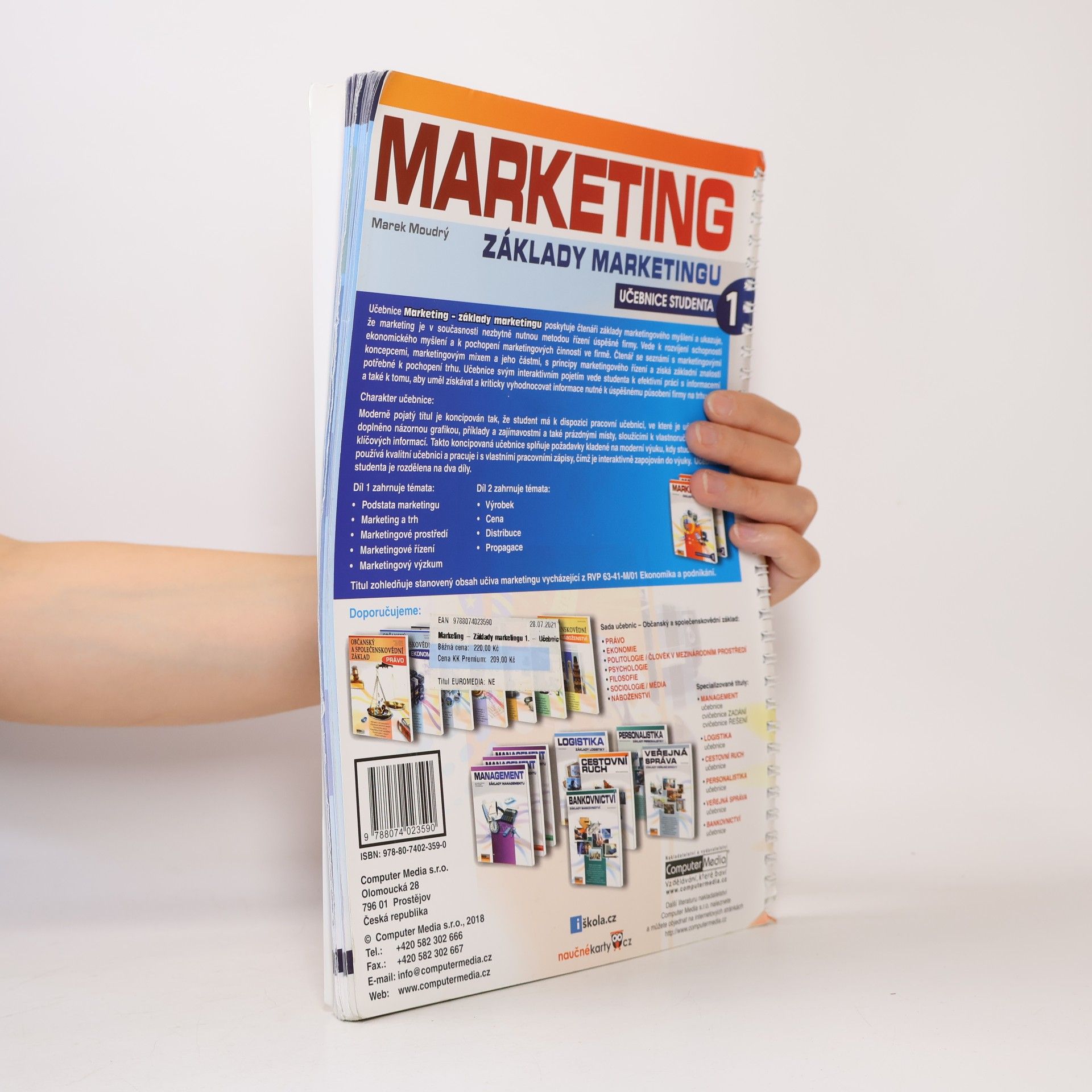 Marek Moudrý Marketing : základy marketingu. Díl 1.