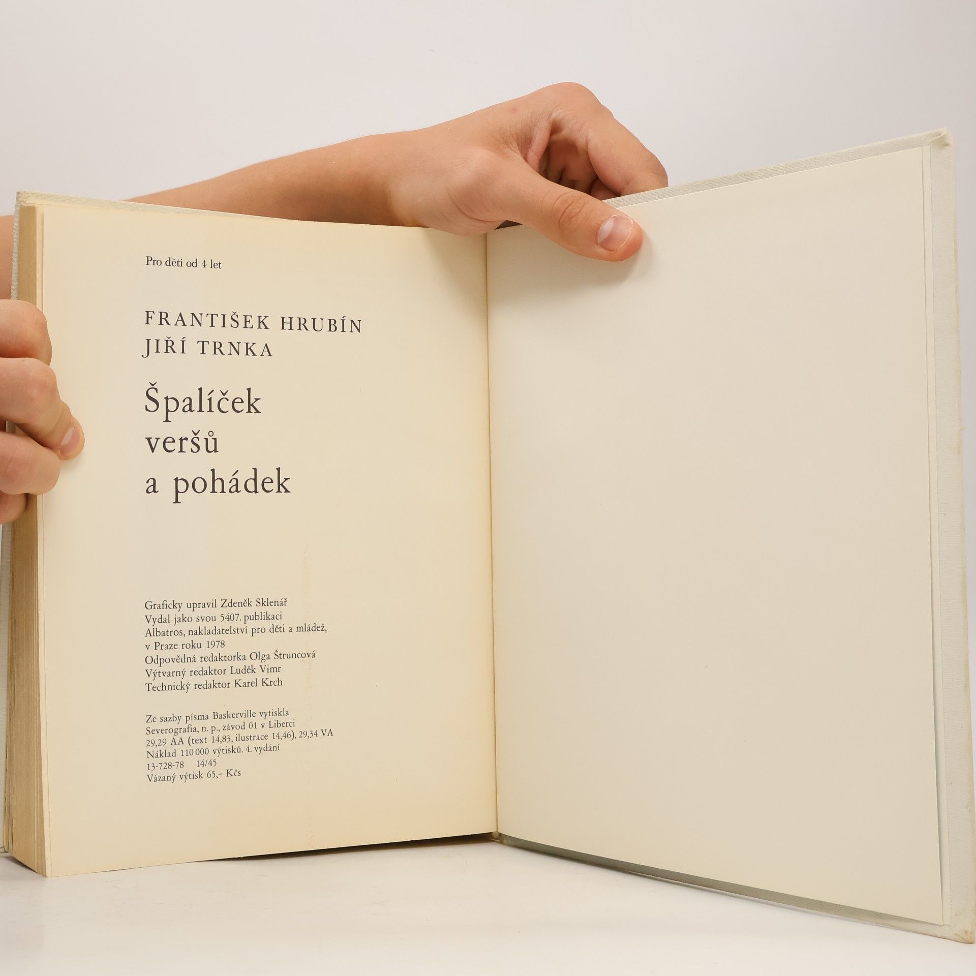 František Hrubín Špalíček veršů a pohádek