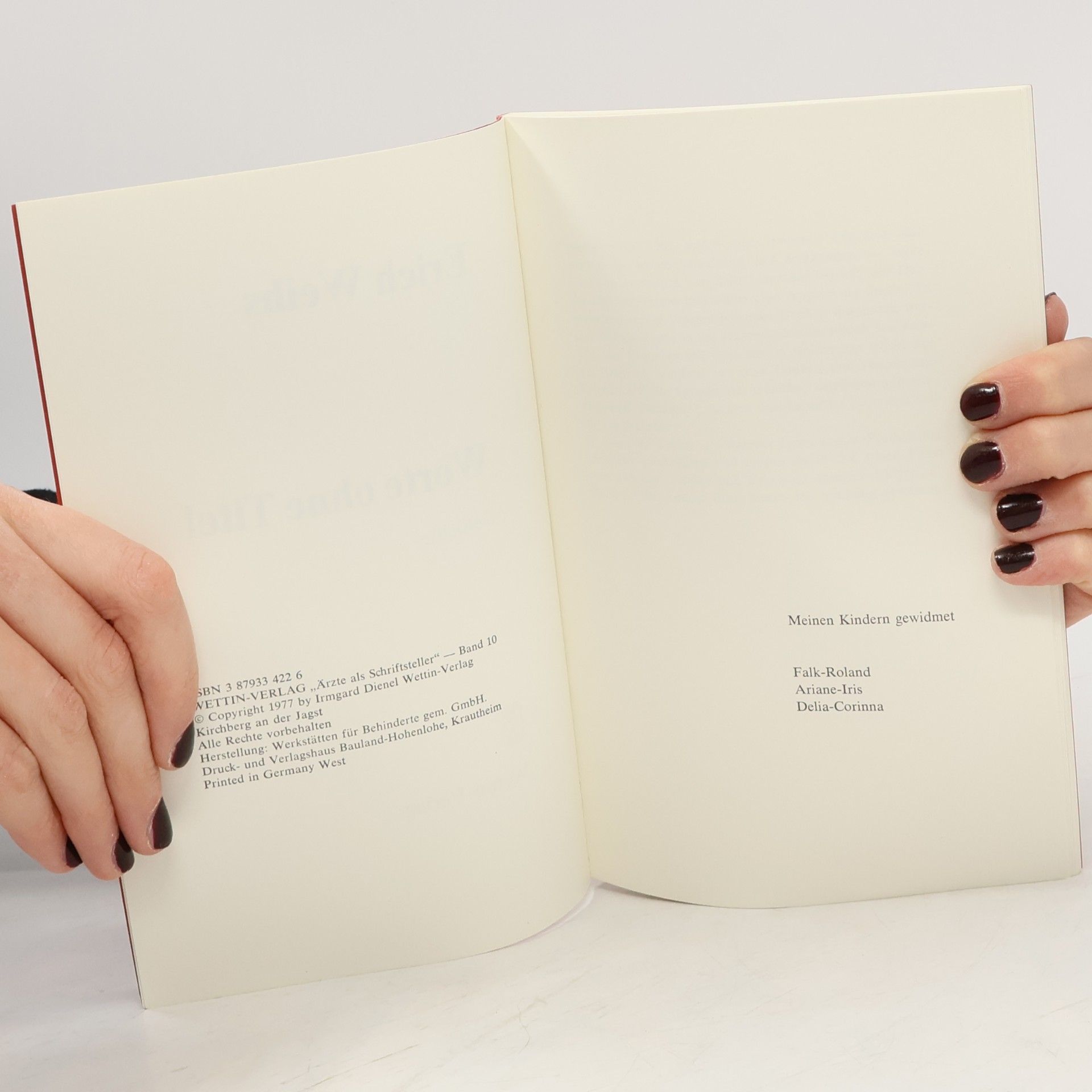 Erich Weihs Worte ohne Titel