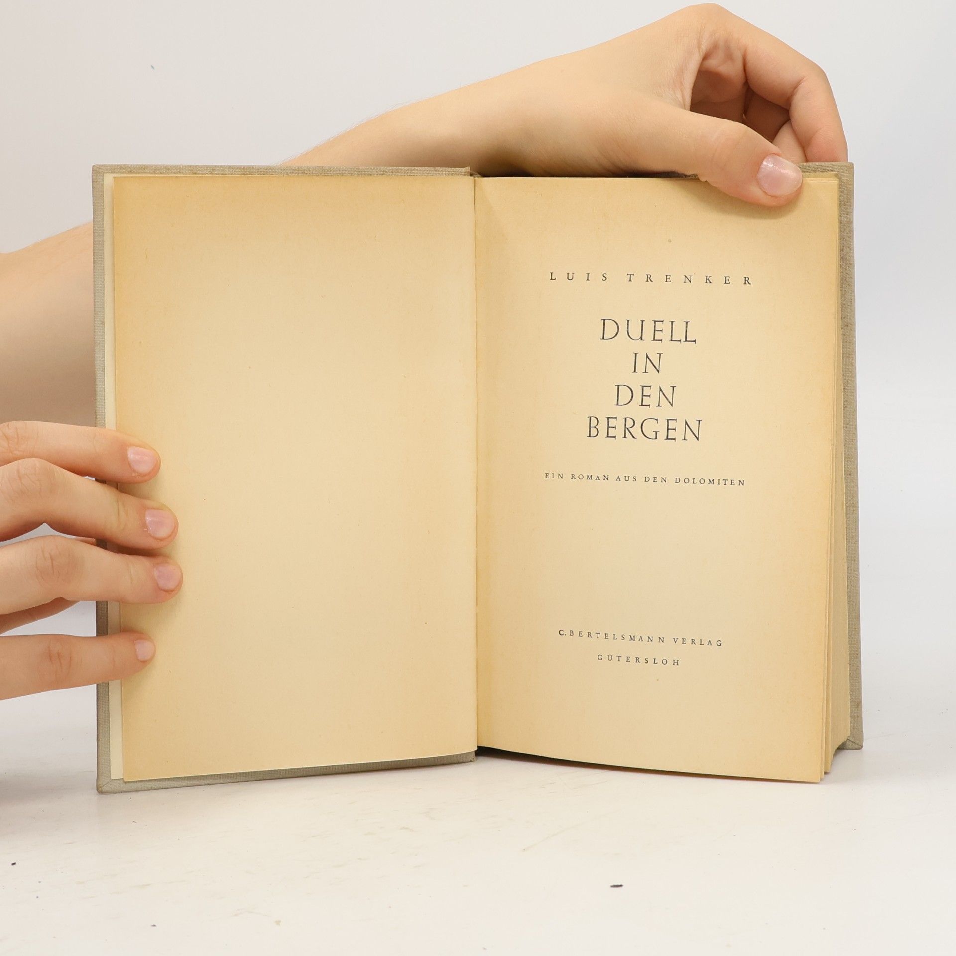 Luis Trenker Duell in den Bergen