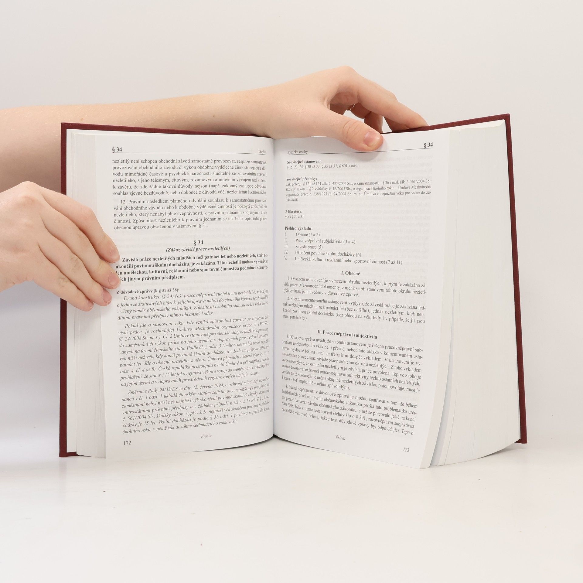 Jiří Švestka Občanský zákoník : komentář. Svazek I (§ 1 až 654)