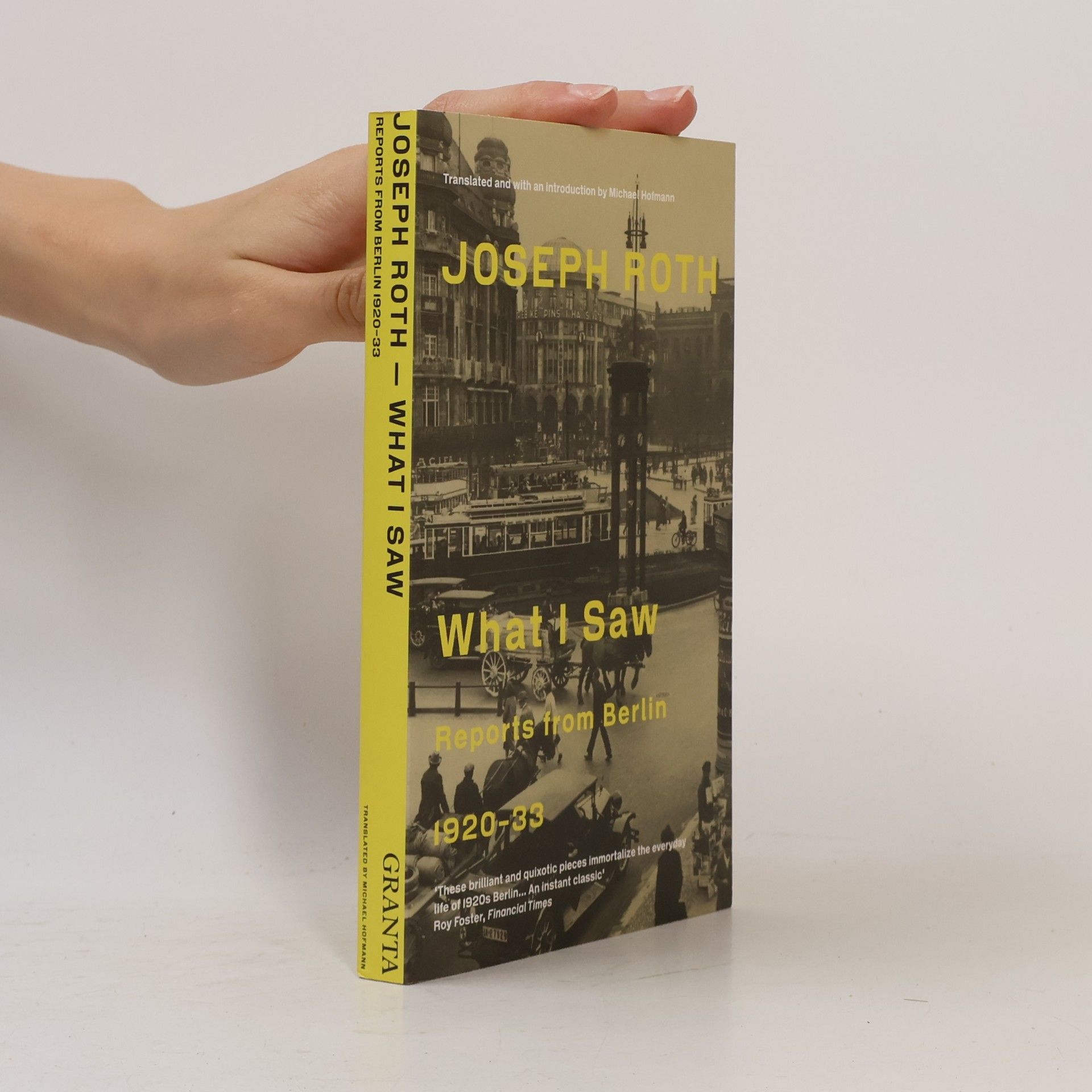 Joseph Roth What I Saw