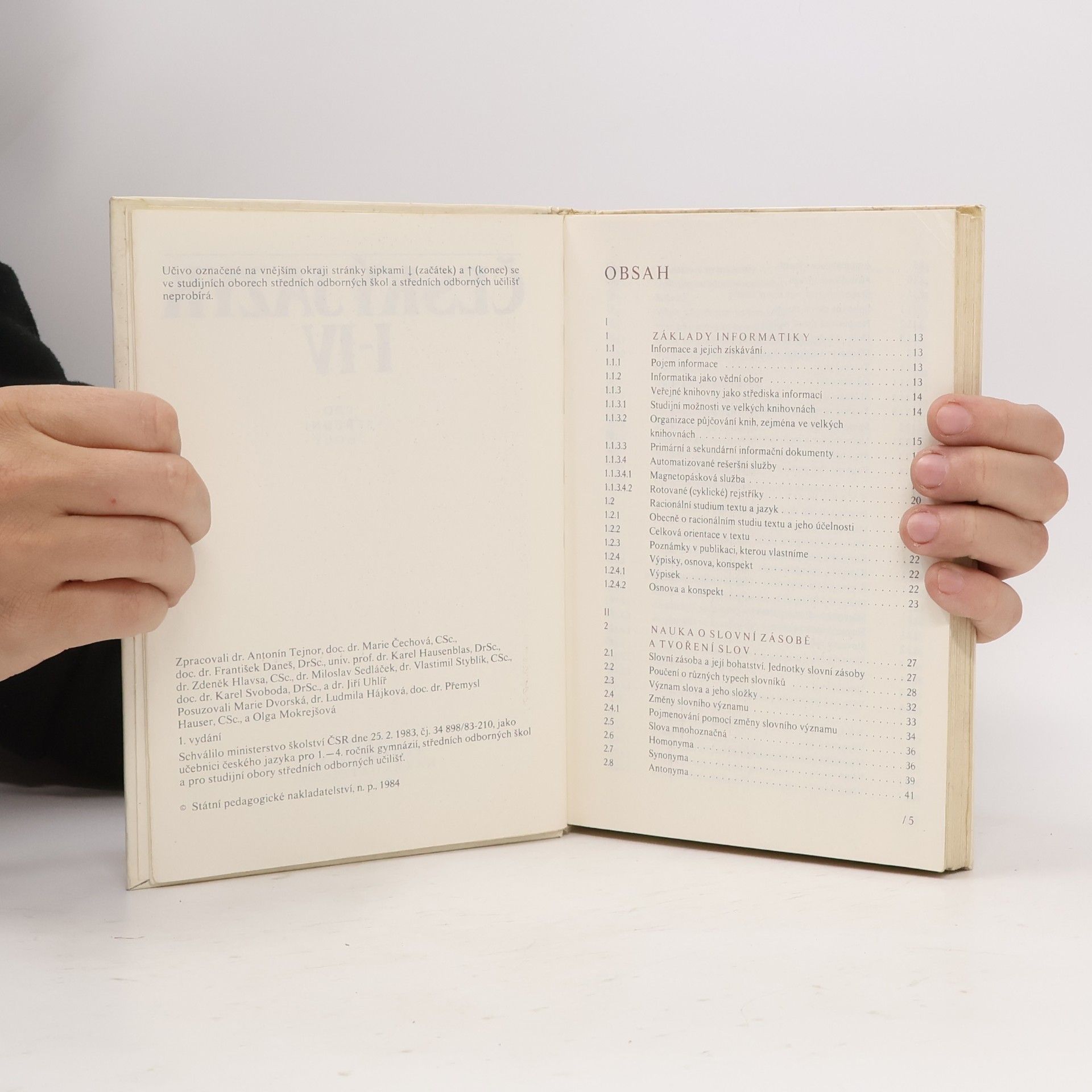 Autorenkollektiv Český jazyk I-IV pro střední školy