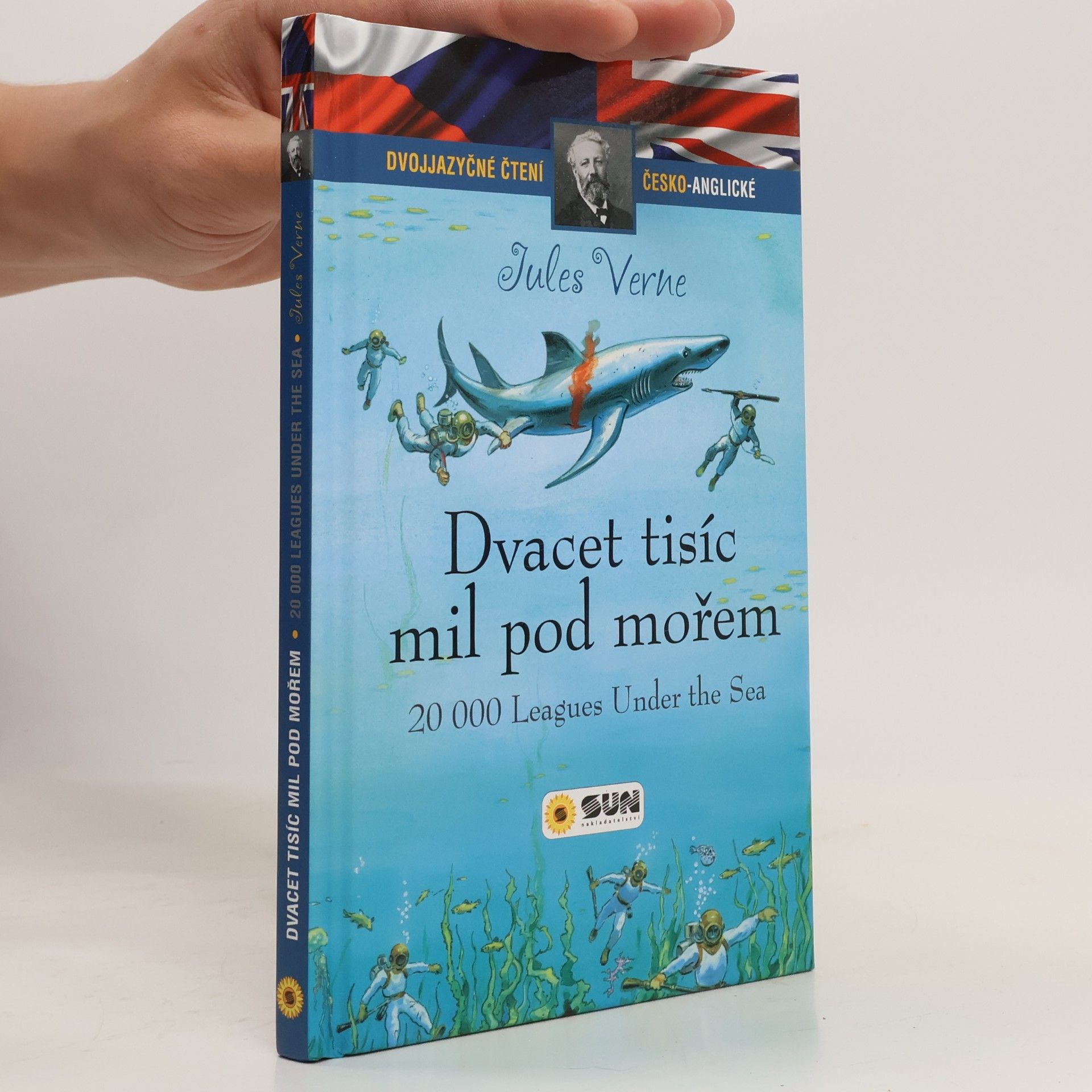 Jules Verne Dvacet tisíc mil pod mořem - Dvojjazyčné čtení Č-A