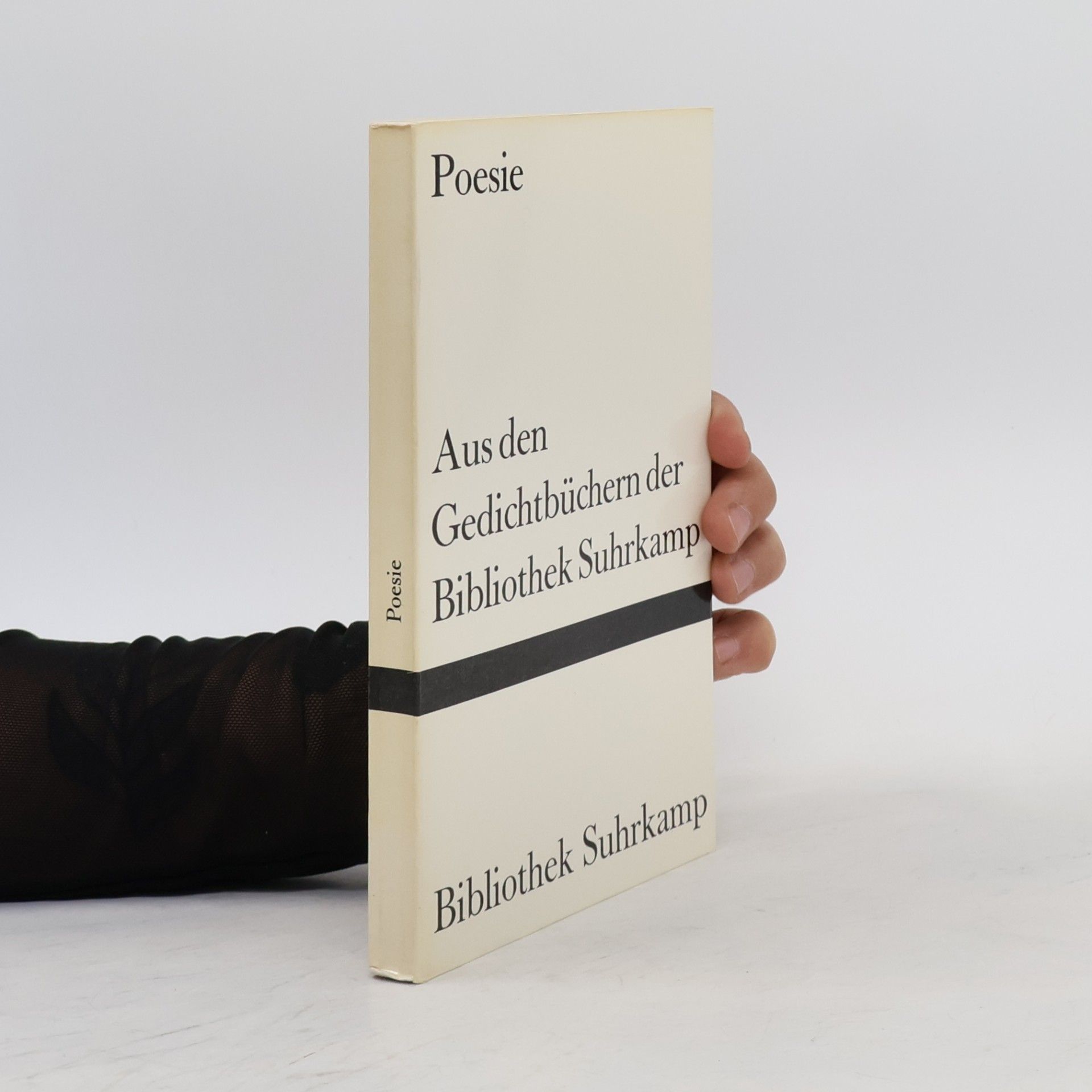 Autorenkollektiv Aus den Gedichtbuchern der Bibliothek Suhrkamp