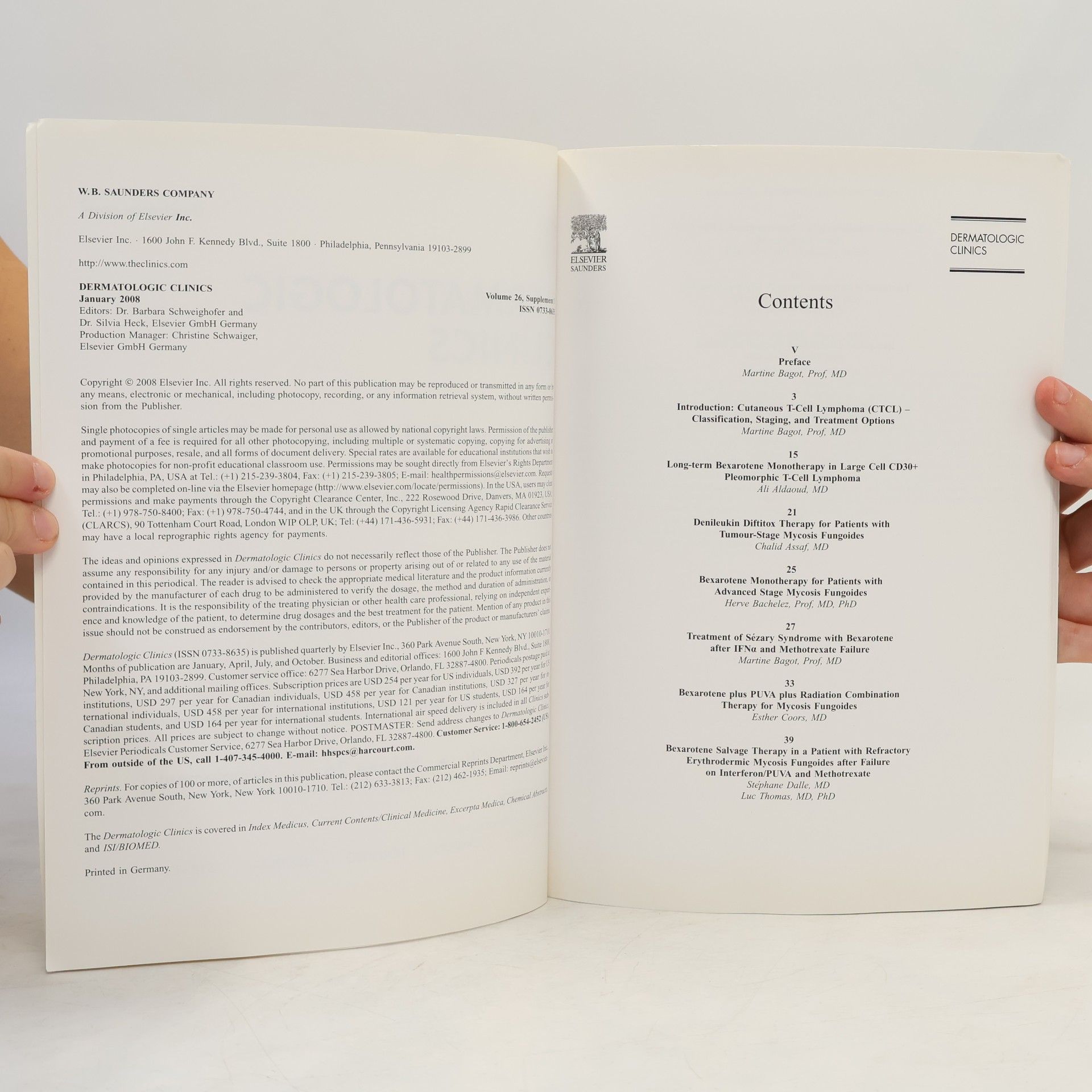 Autorenkollektiv Supplement to Dermatologic Clinics