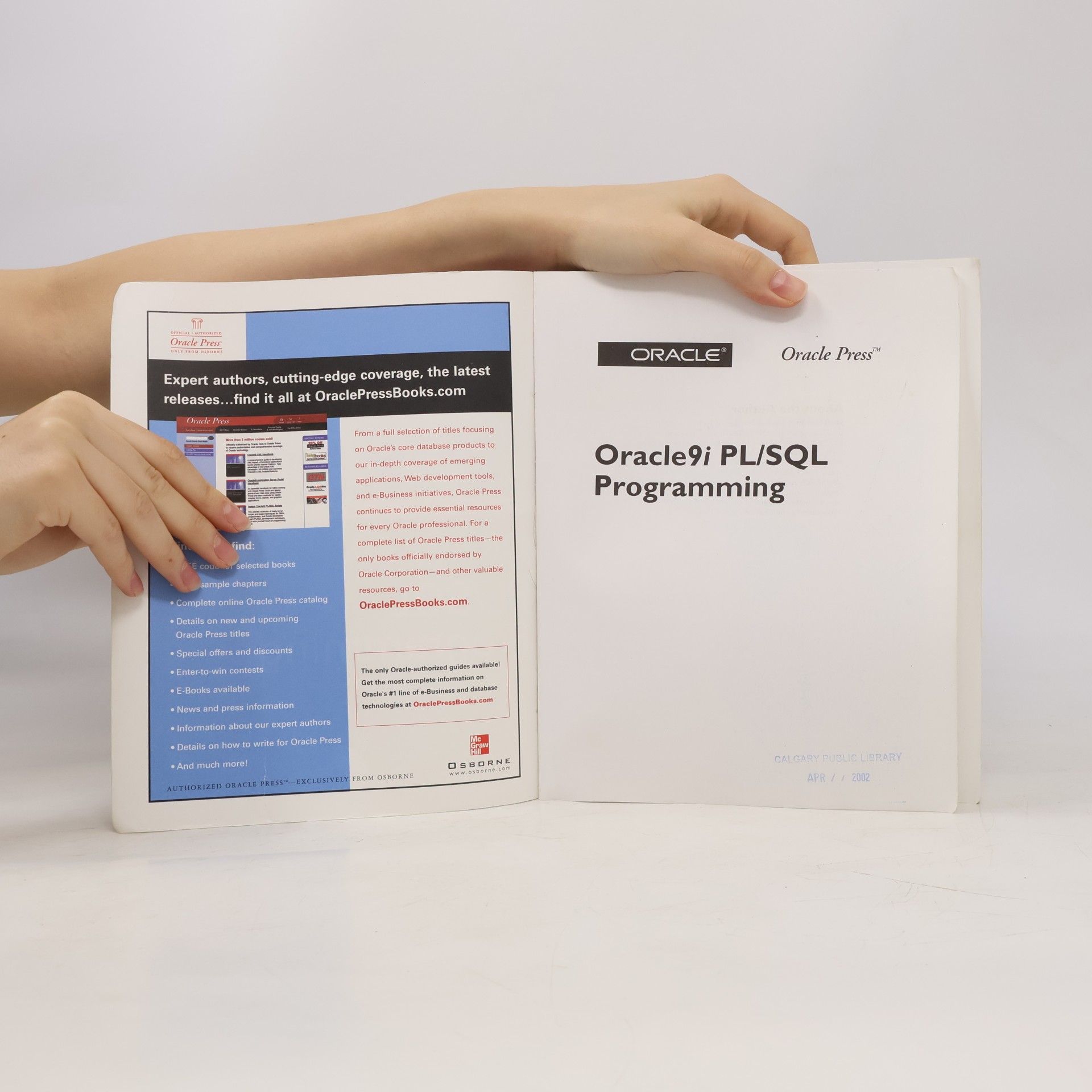 Scott Urman Oracle9i PL/SQL Programming