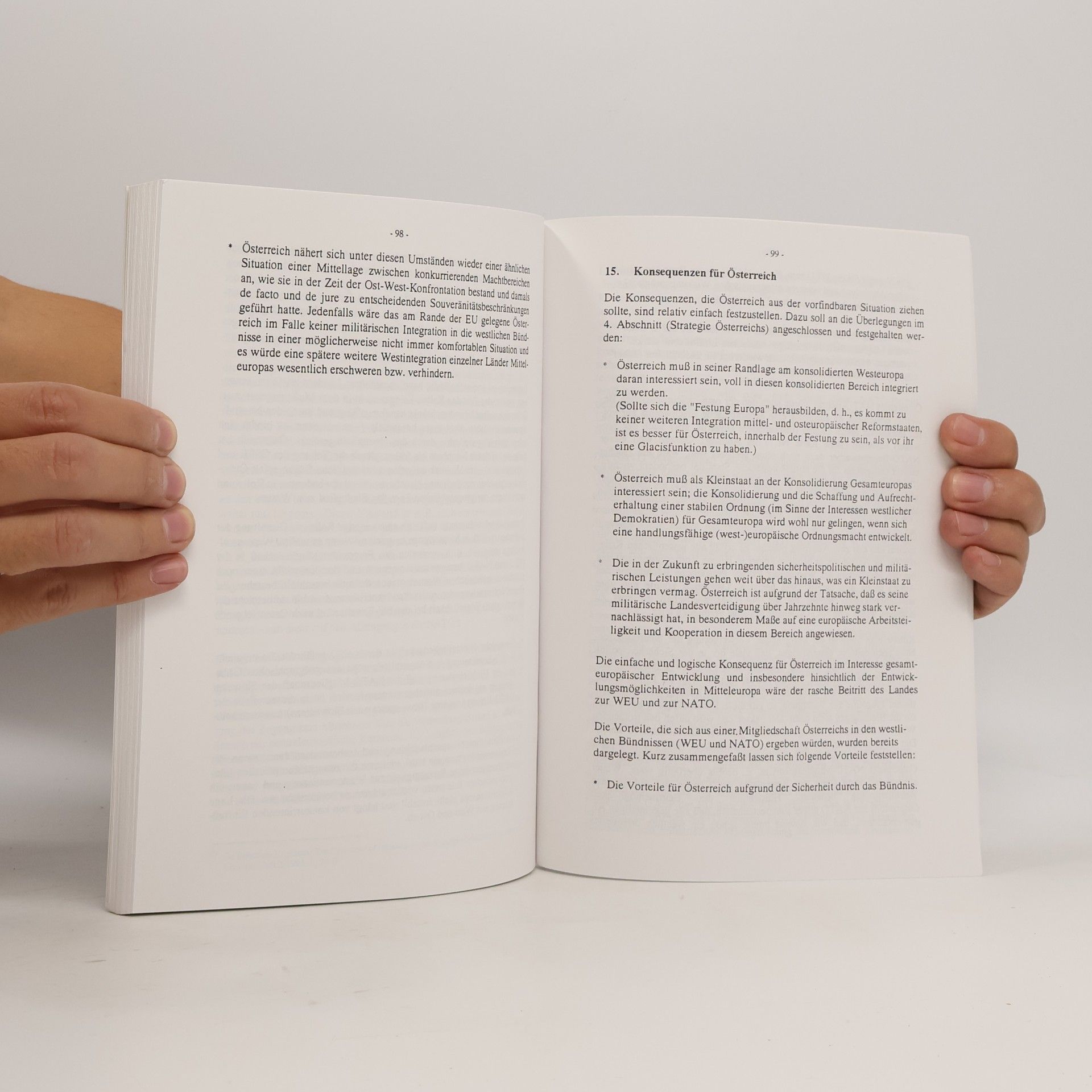 Erich Reiter Schriftenreihe der Landesverteidigungsakademie: Studien und Berichte - 6/95: NATO-Beitritt Österreichs?