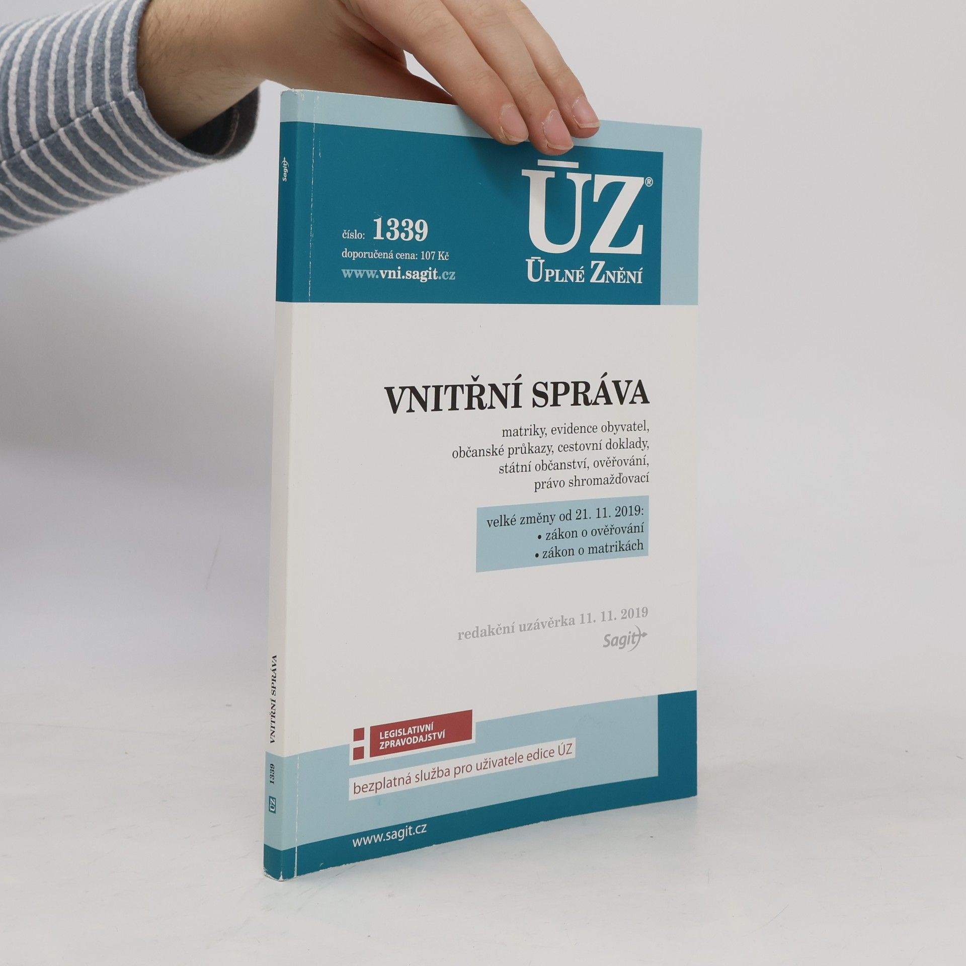 Kolektiv autorů ÚZ 1339 Vnitřní správa