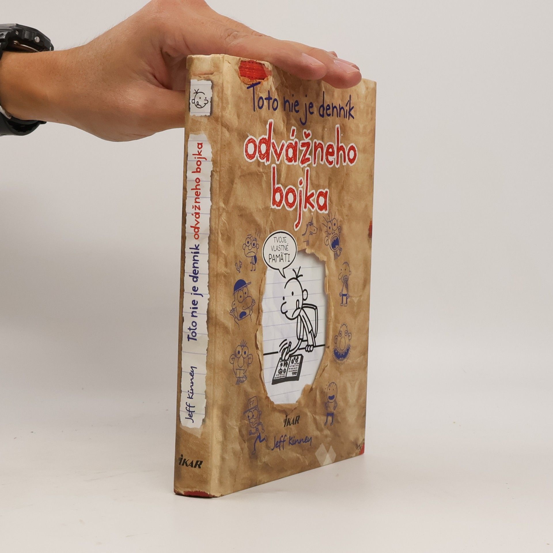 Jeff Kinney Toto nie je denník odvážneho bojka. Tvoje vlastné pamäti