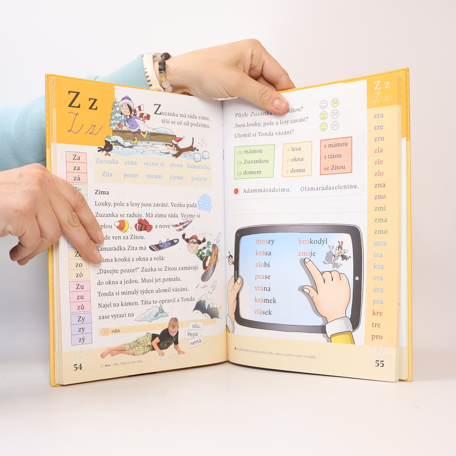 Autorenkollektiv Slabikář: Pracovní učebnice pro 1. ročník základní školy: Vázané písmo