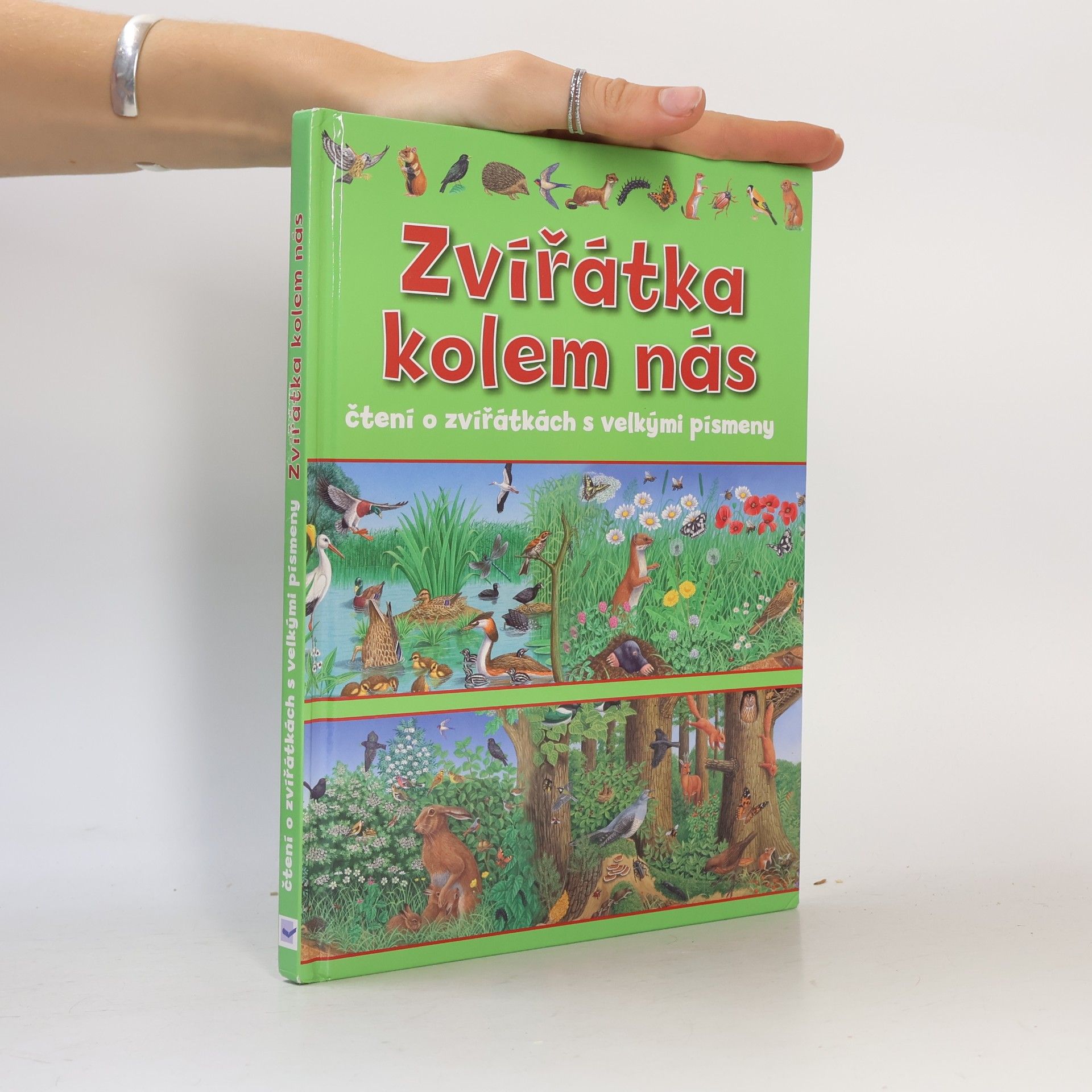 kolektiv Zvířátka kolem nás : čtení o zvířátkách s velkými písmeny