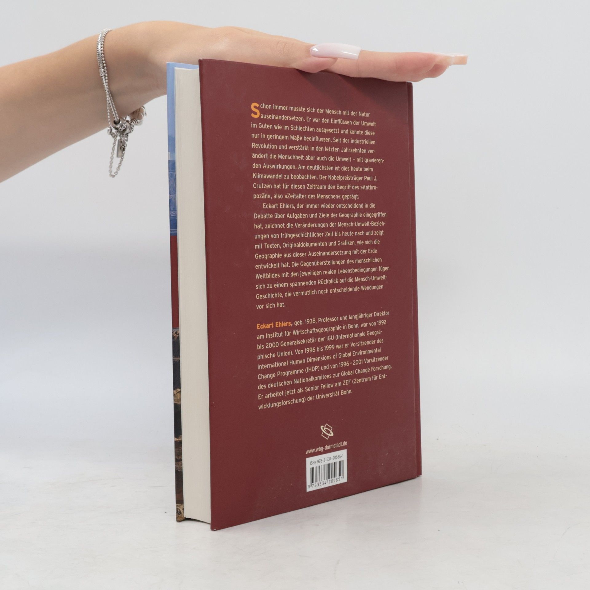 Eckart Ehlers Das Anthropozän