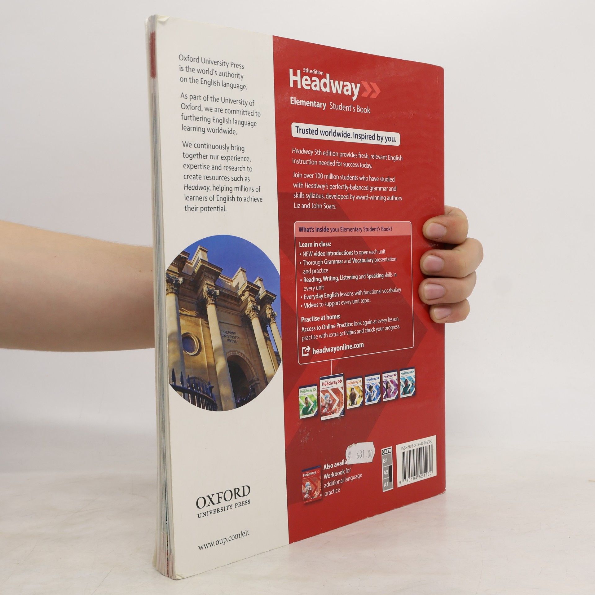 Liz Soars Headway 5th edition. Elementary Student's Book